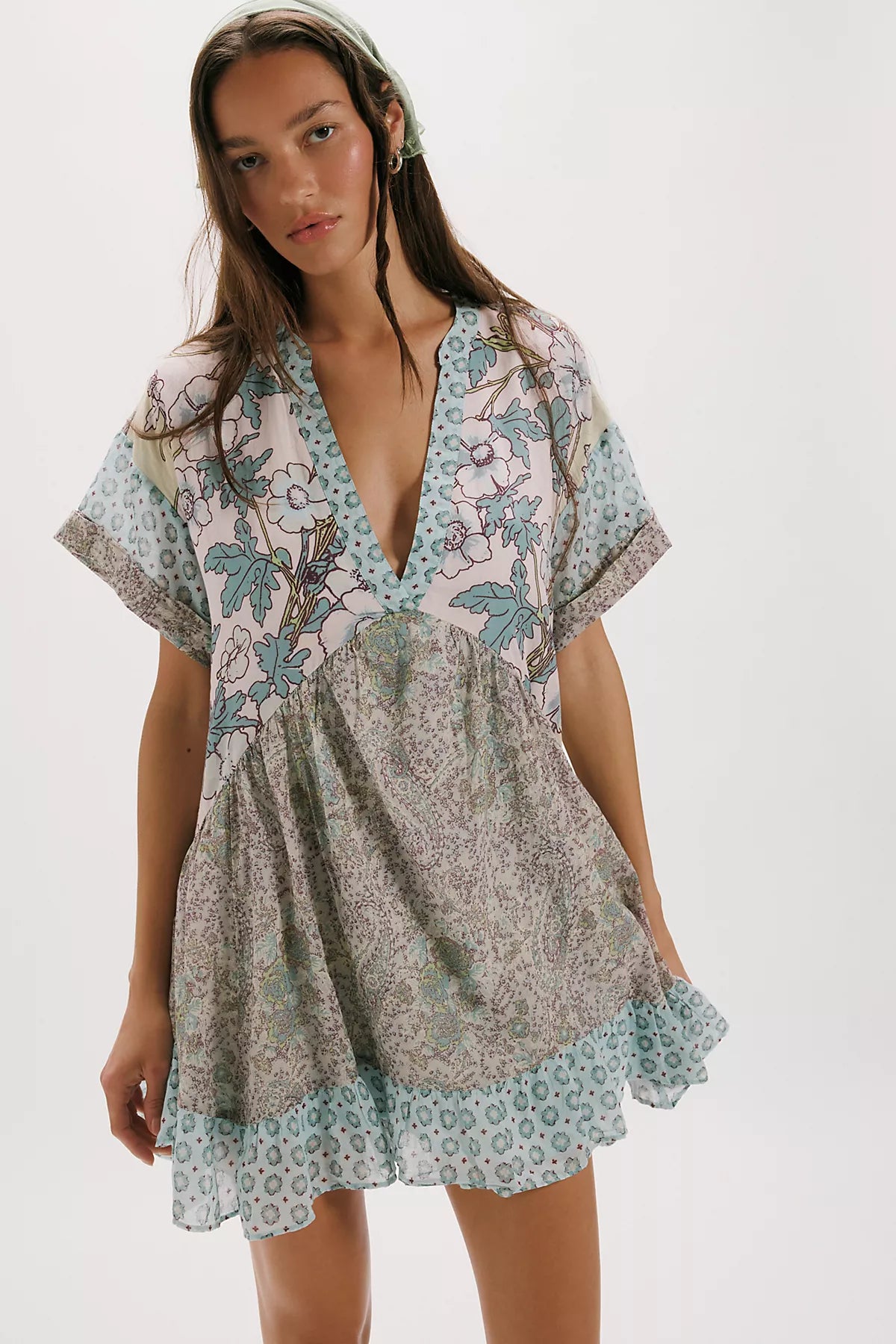 Agnes Printed Mini Dress