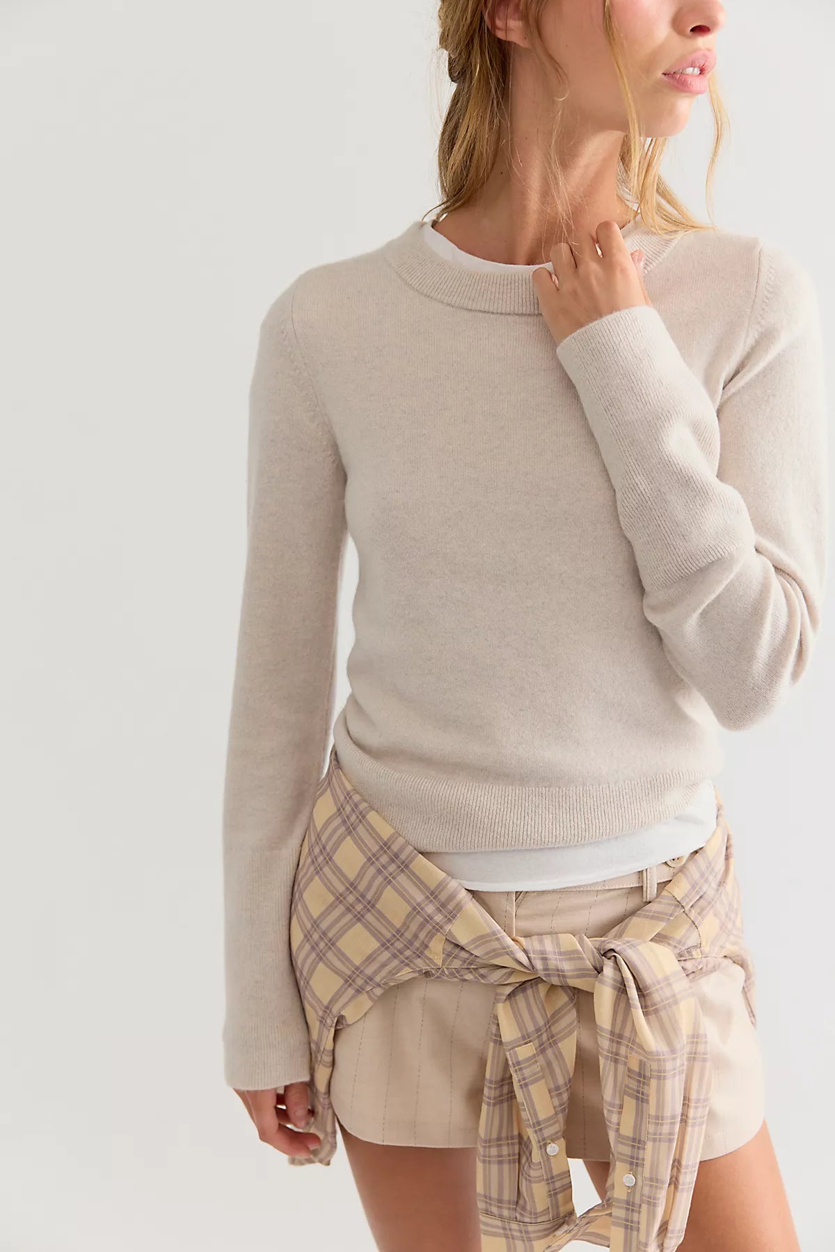 Malibu Cashmere Crewneck Sweater