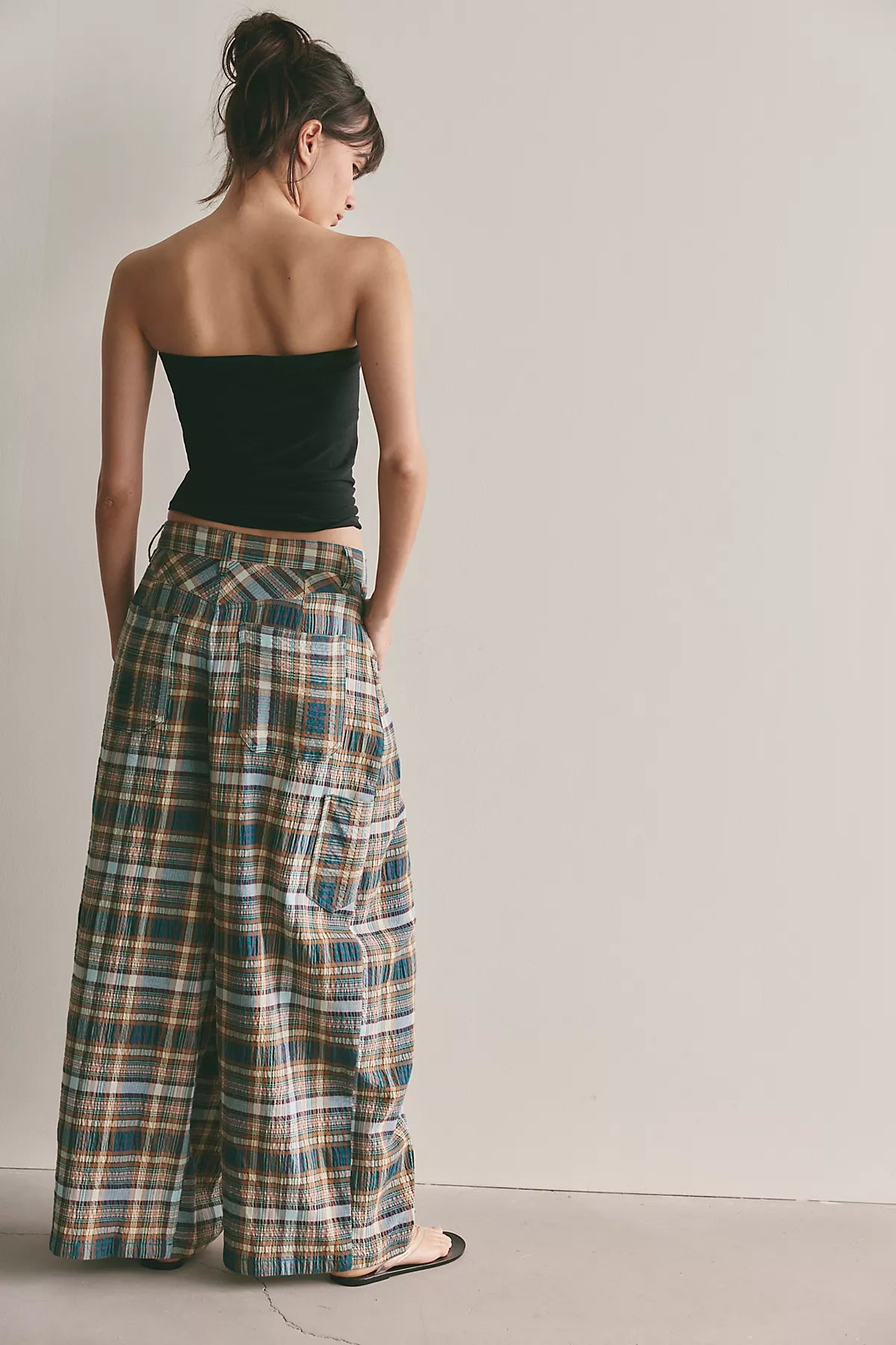 About It Baggy Puckered Pants