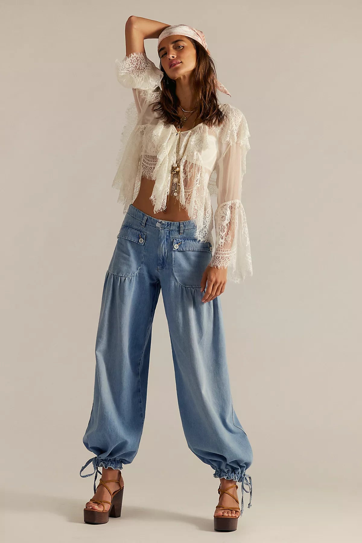 We The Free Lotus Balloon Jeans