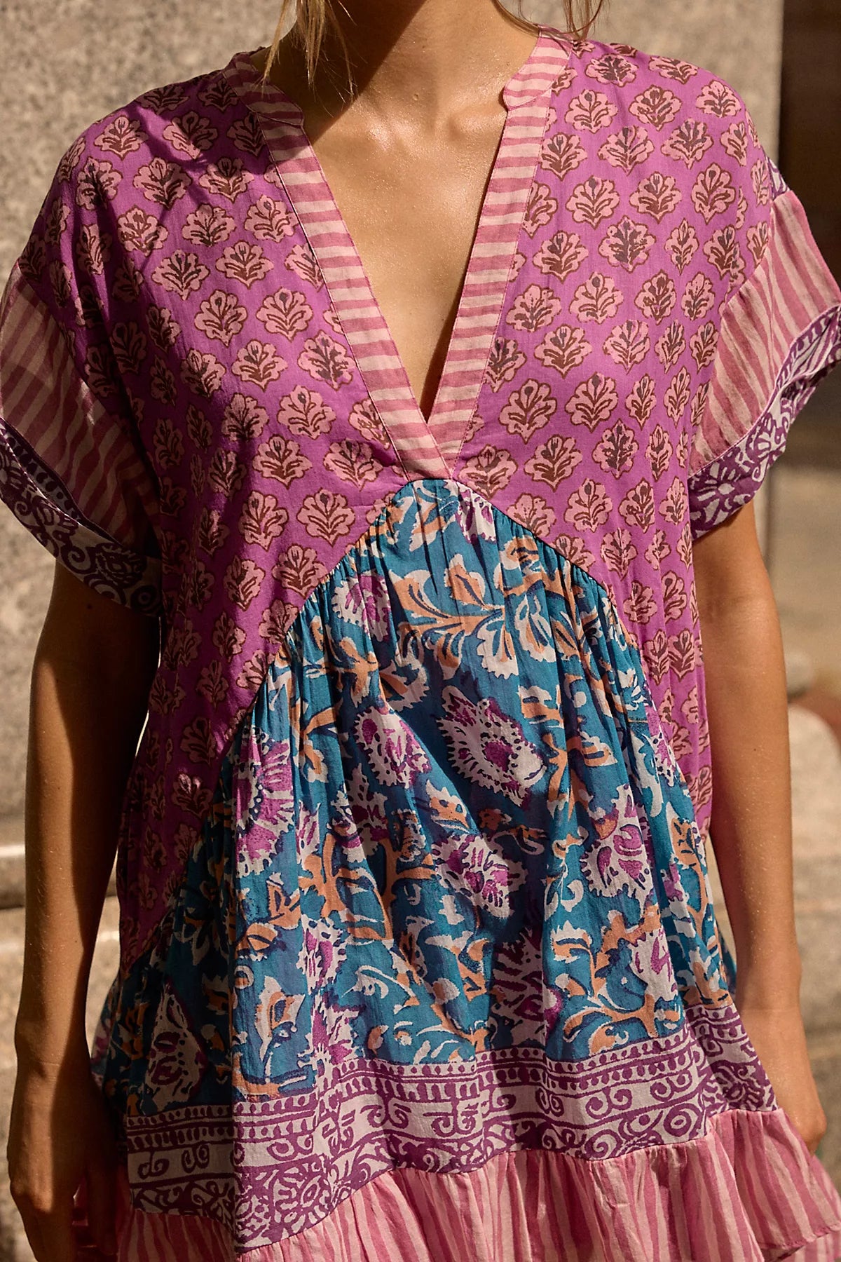 Agnes Printed Mini Dress