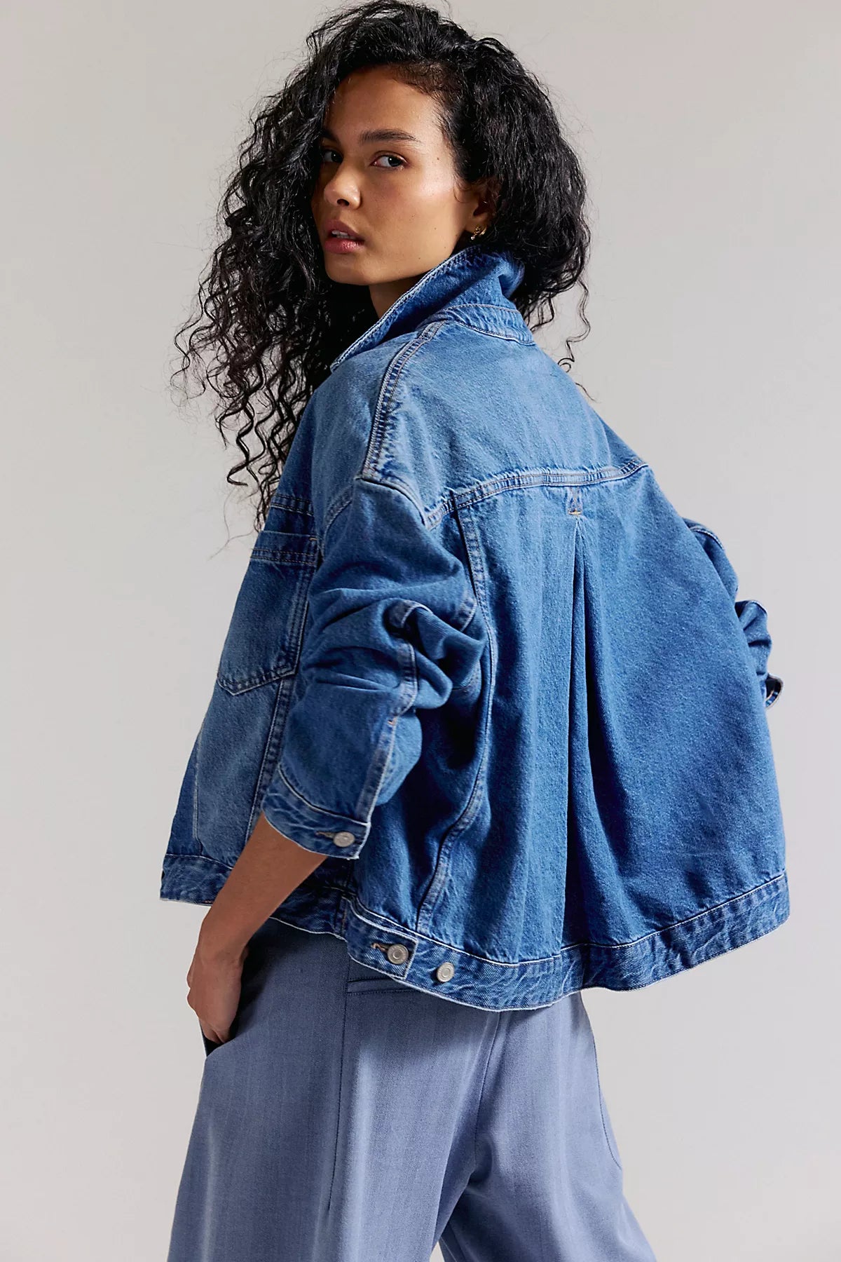We The Free Opal Swing Denim Jacket
