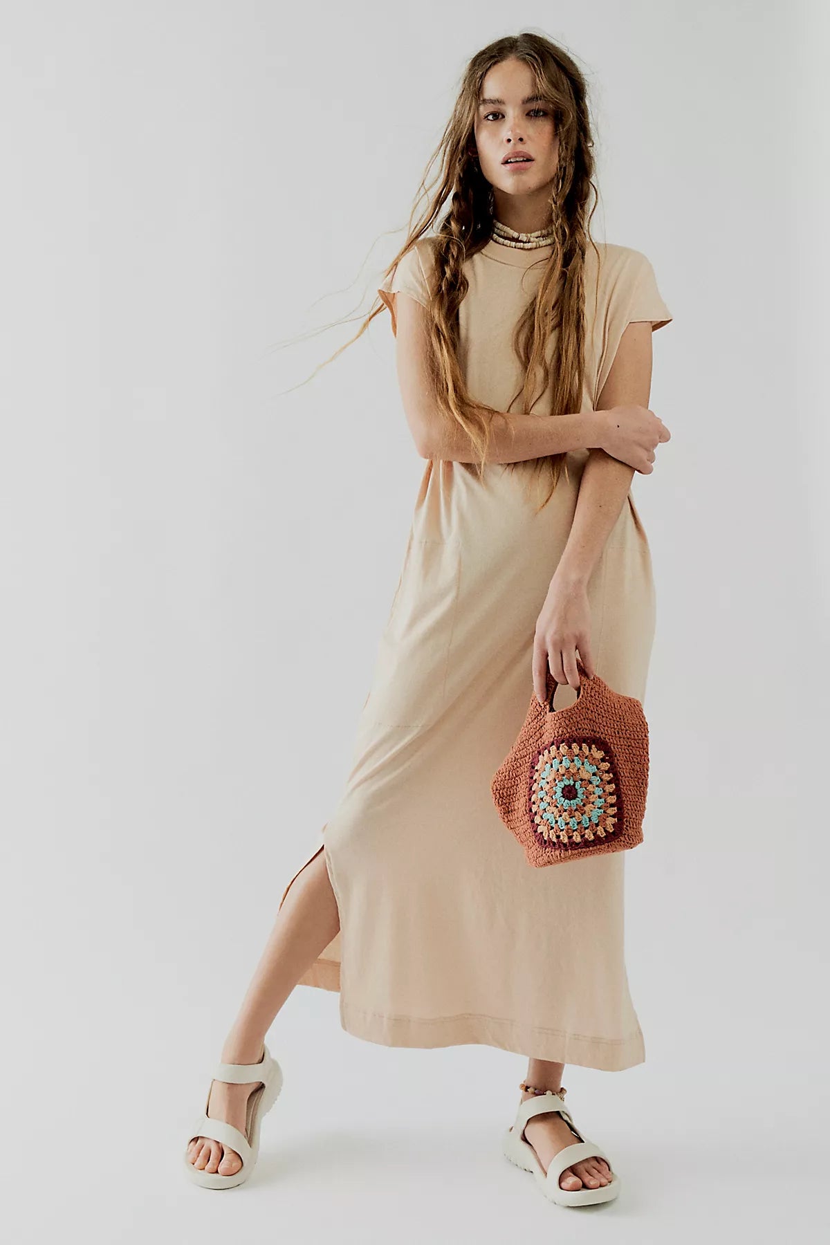 All Day Long Midi T-Shirt Dress