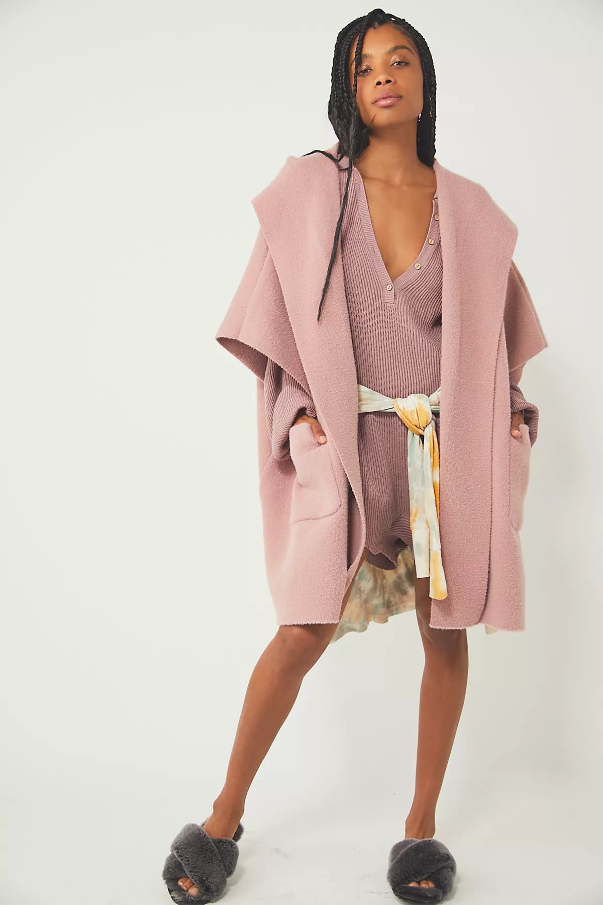 All I Need Cozy Hooded Duster
