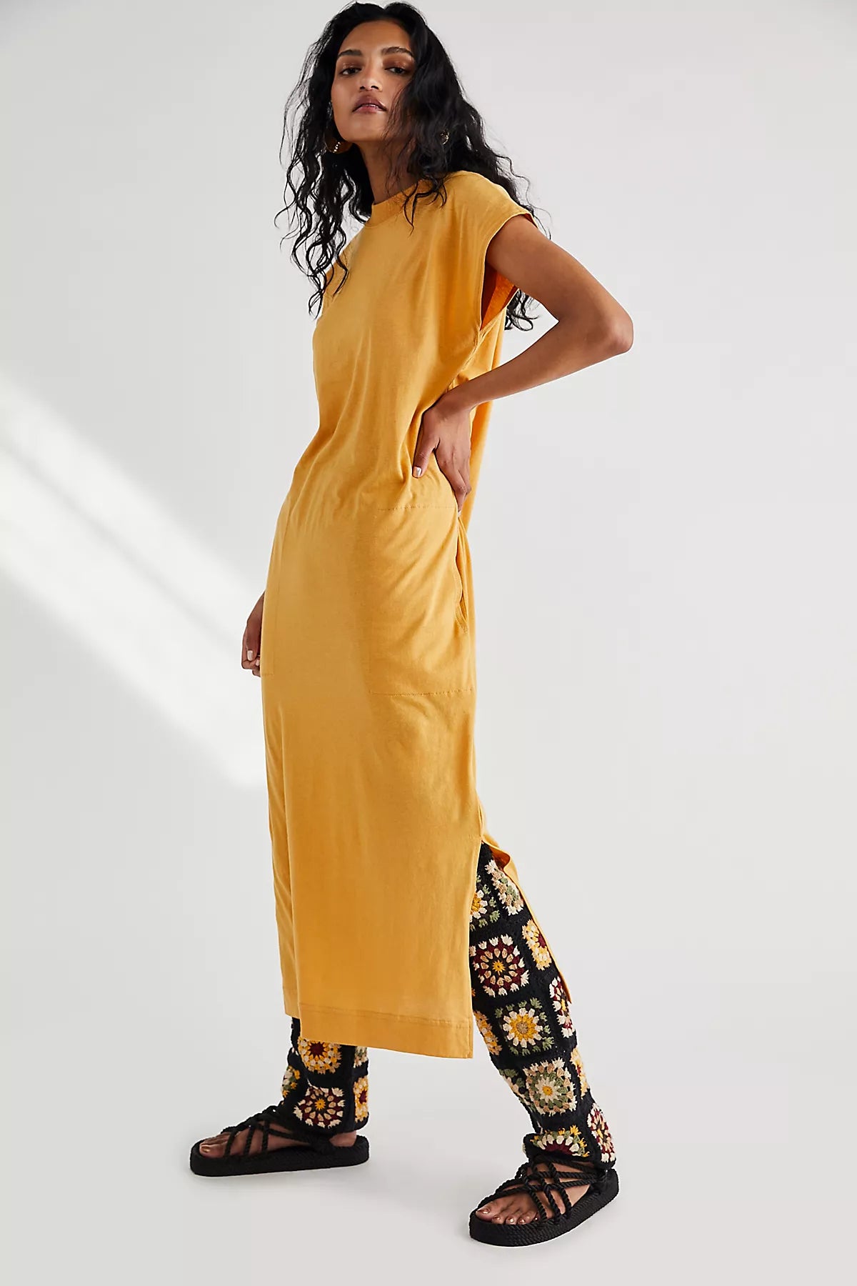 All Day Long Midi T-Shirt Dress