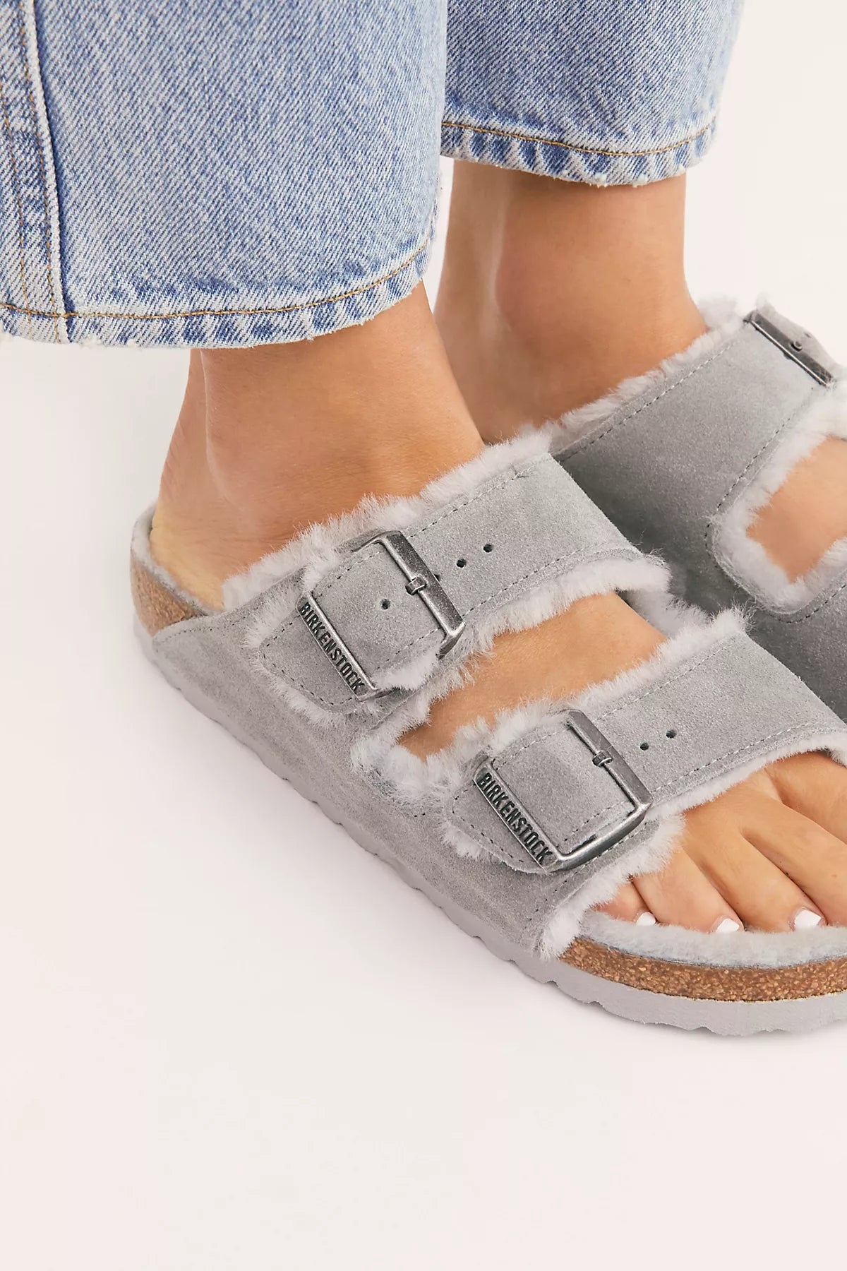 Birkenstock Arizona Shearling Sandals