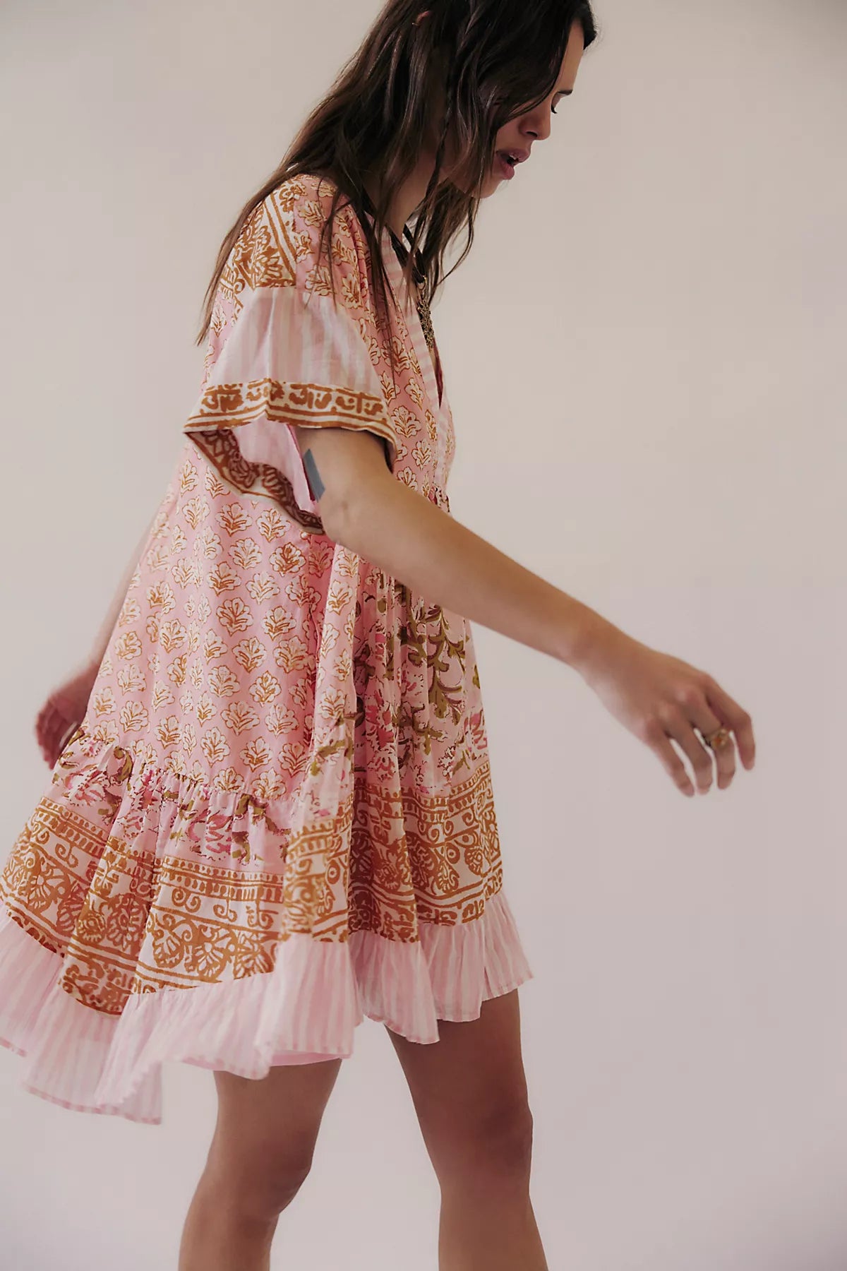 Agnes Printed Mini Dress