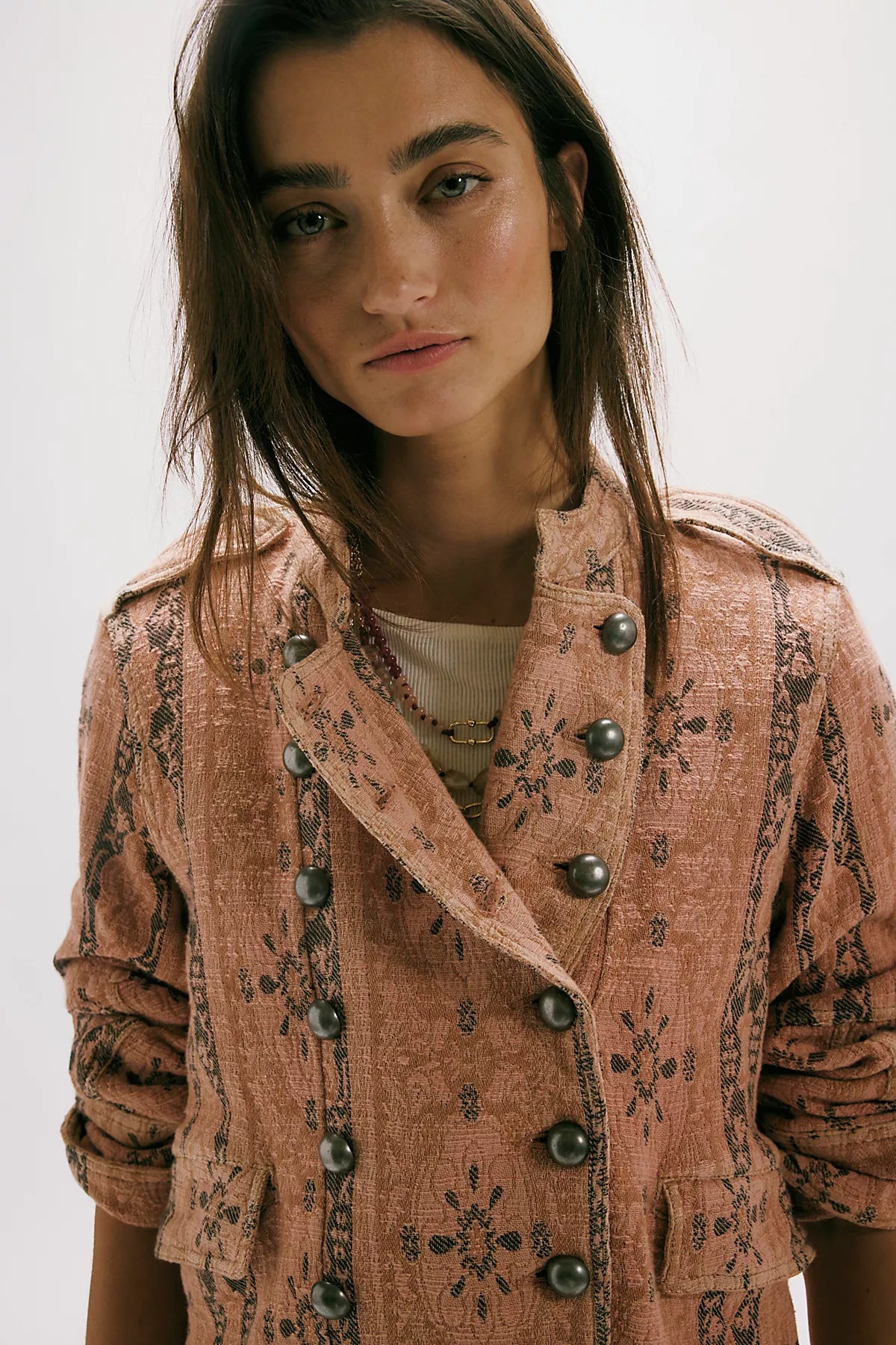 Lotty Jacquard Band Jacket
