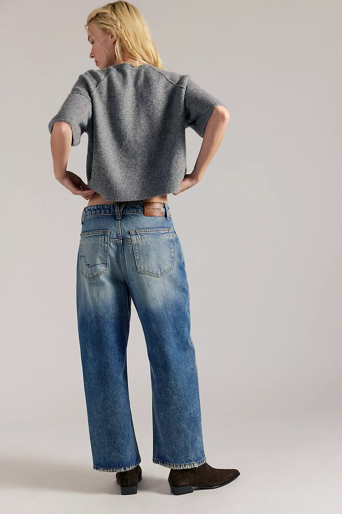 We The Free Deep Trance Dropped Boyfriend Jeans