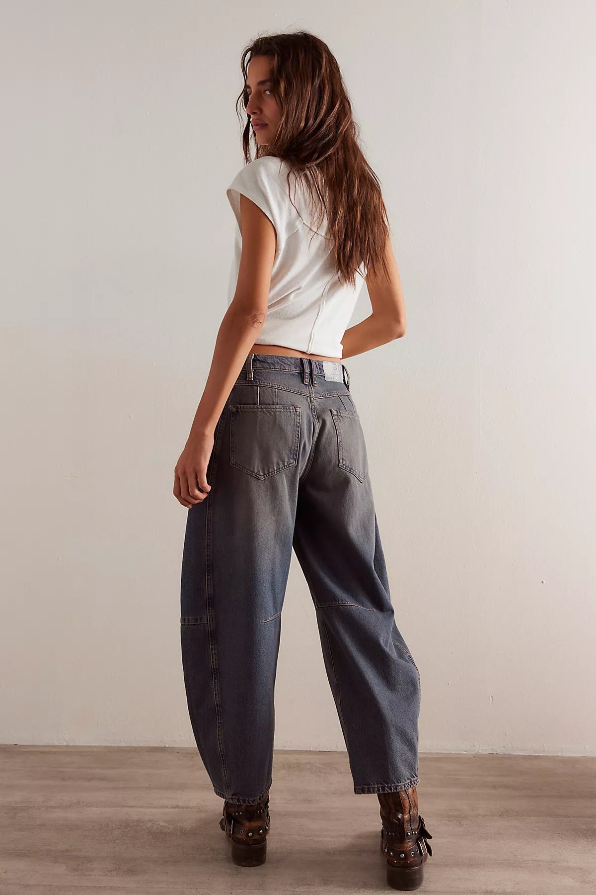 We The Free CRVY Venus Barrel Jeans
