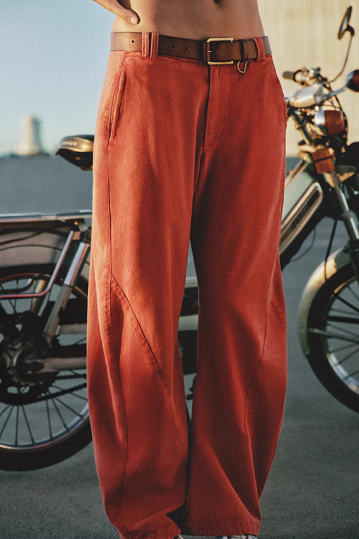 Spotlight Washed Barrel Chino Trousers