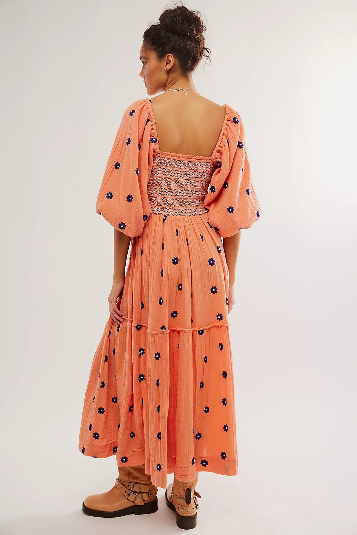 Dahlia Embroidered Maxi Dress