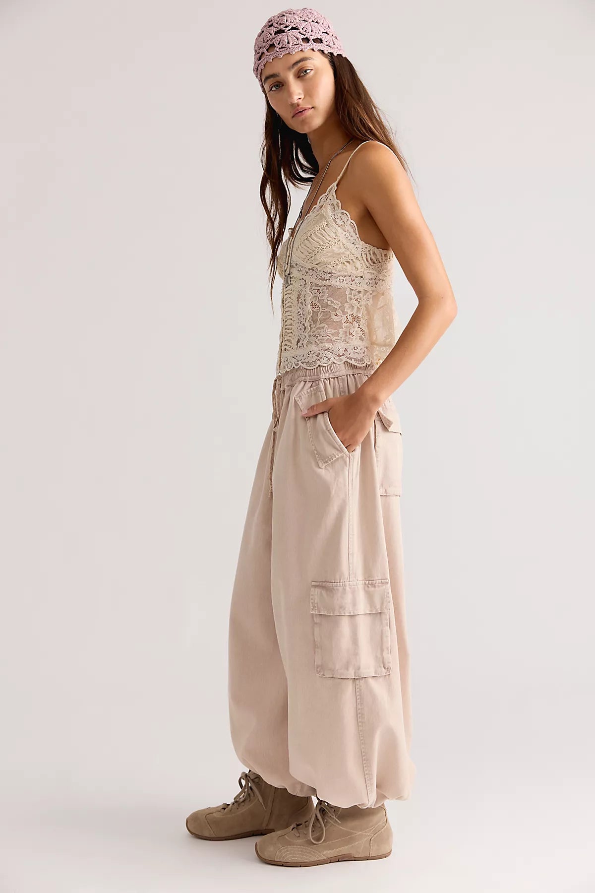 Bobbi Pull-On Cargo Trousers
