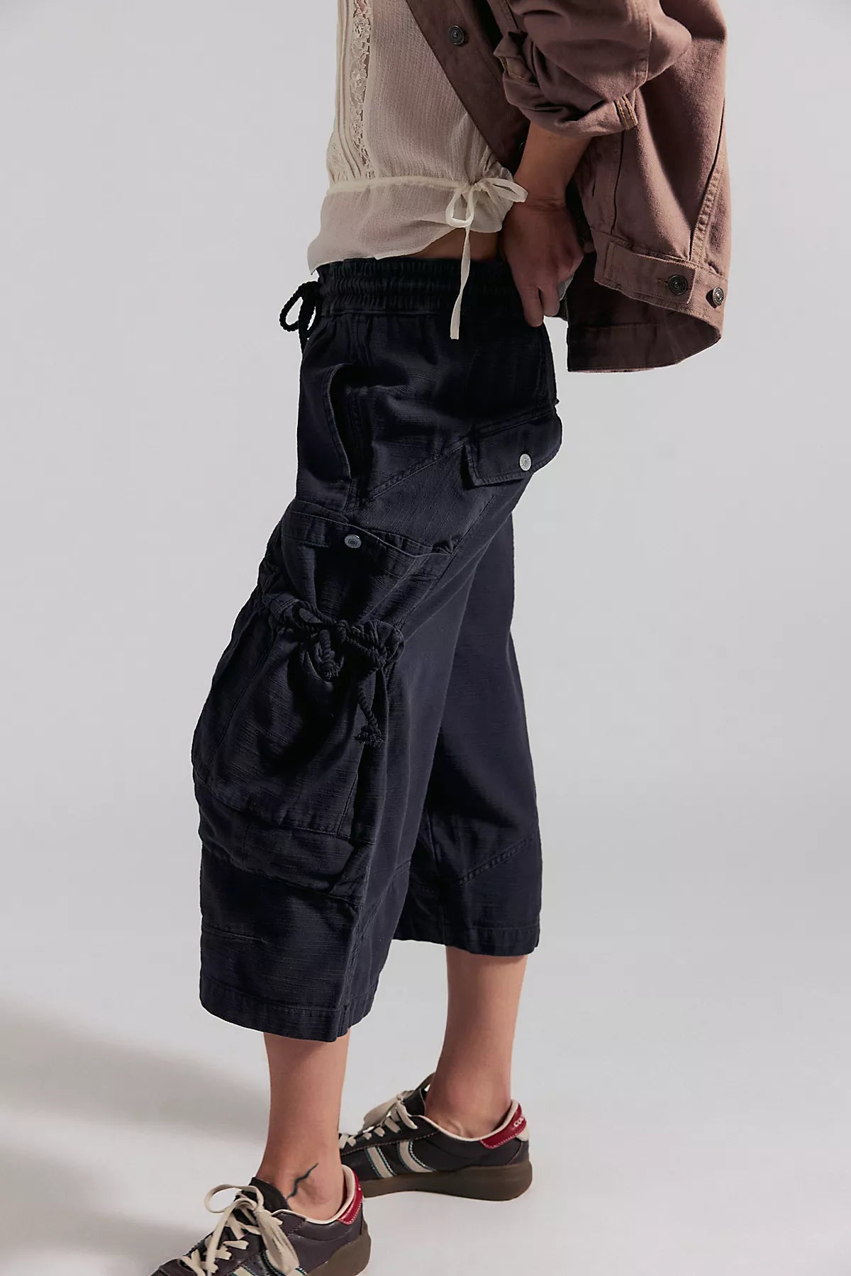 We The Free Ashton Crop Pull-On Cargo Pants