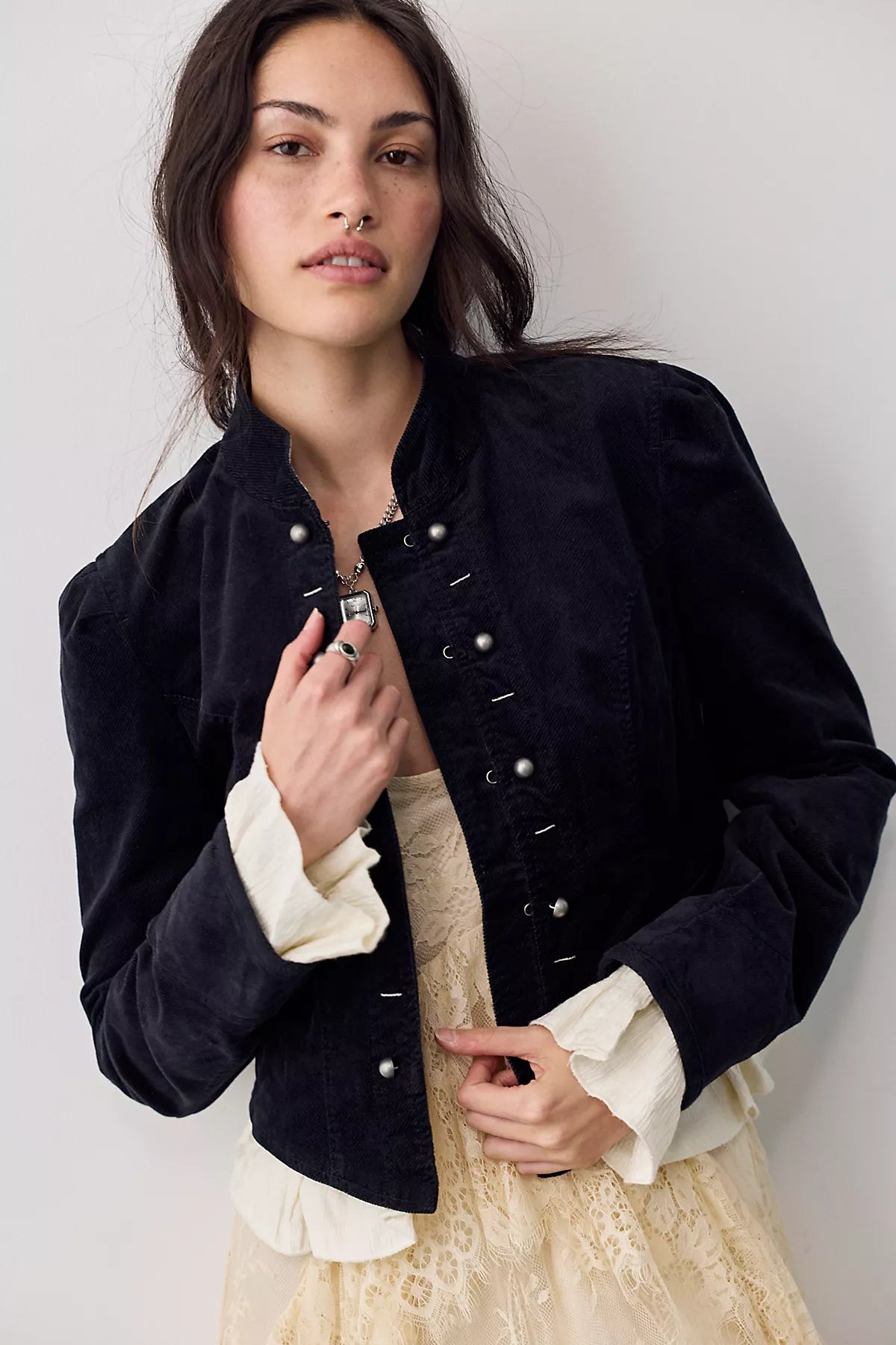 Cloud Nine Ruffle Band Jacket