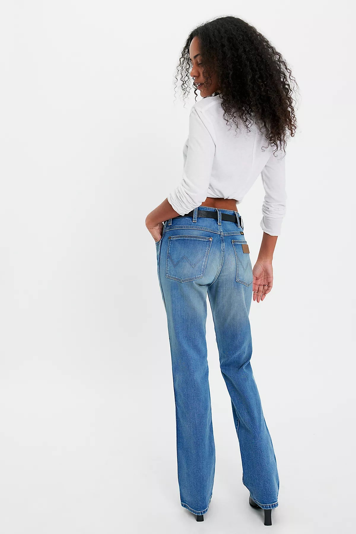 Wrangler Wrancher Mid-Rise Bootcut Jeans