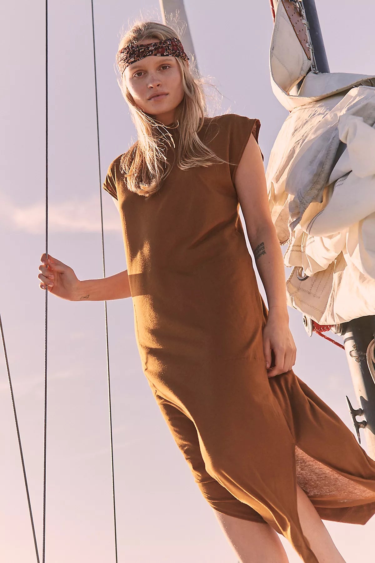 All Day Long Midi T-Shirt Dress
