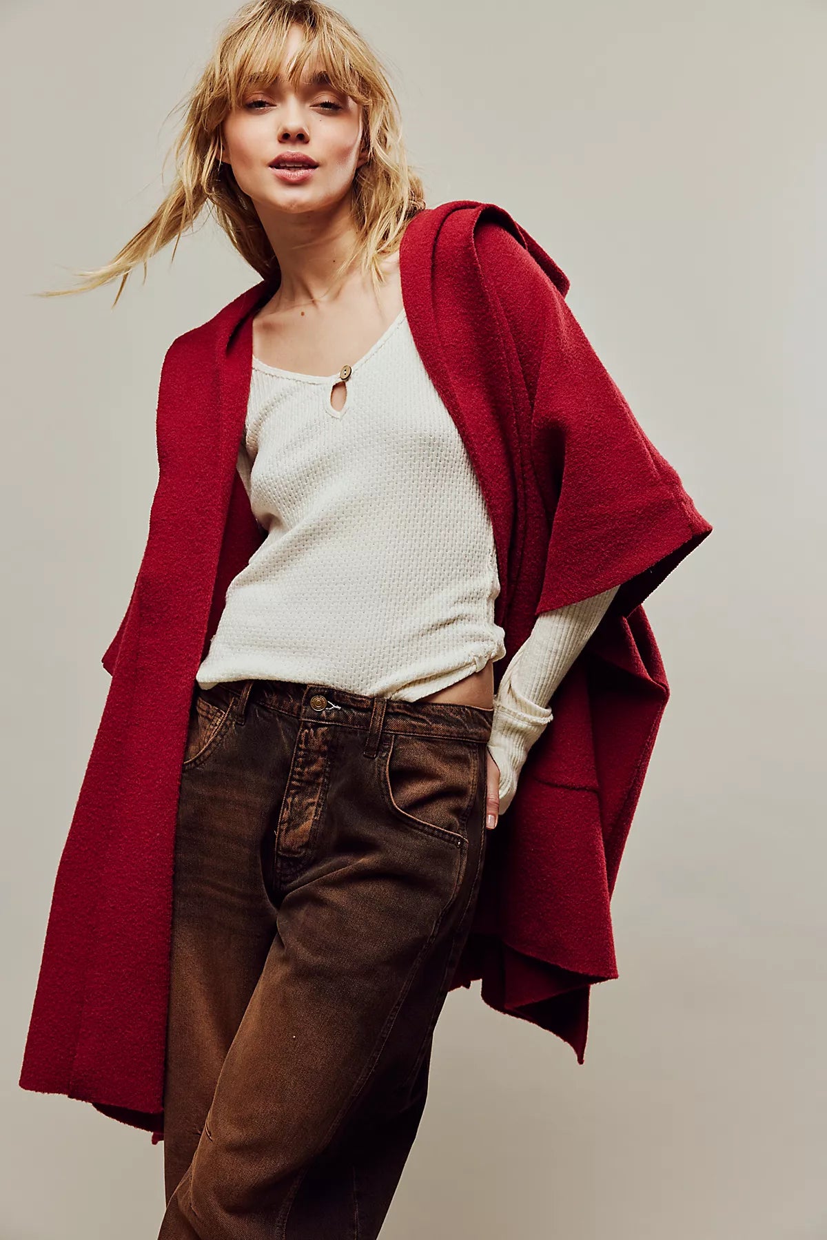All I Need Cozy Hooded Duster