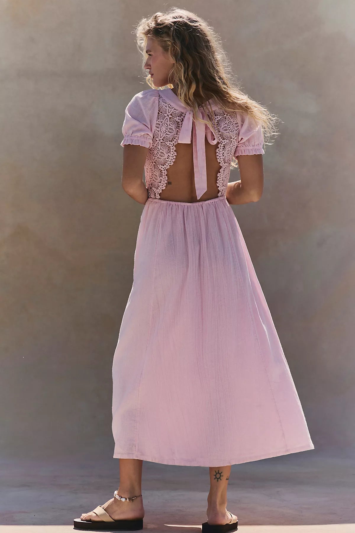 All You Need Is Lace Midi Dress