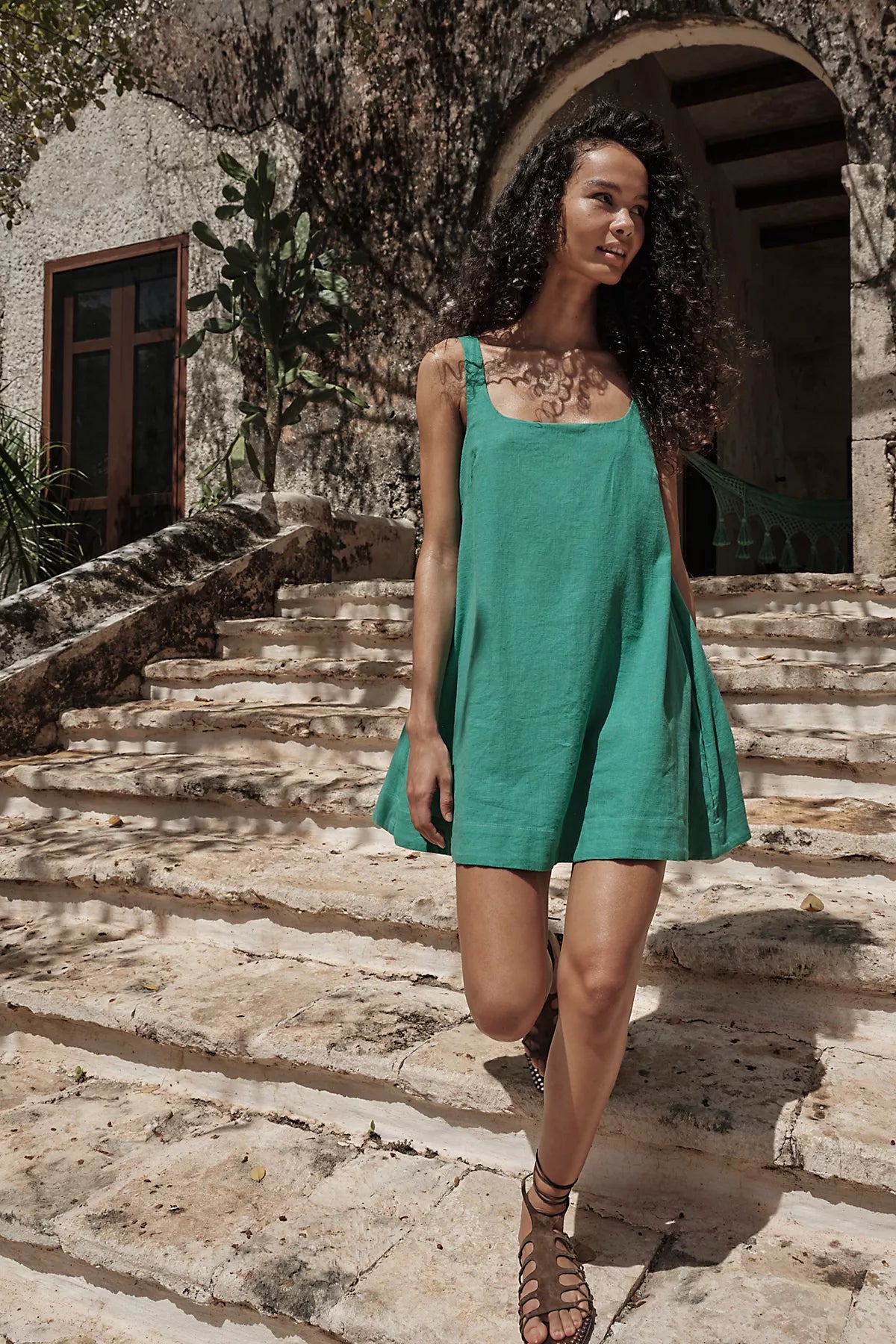 Breezy Linen Mini Dress