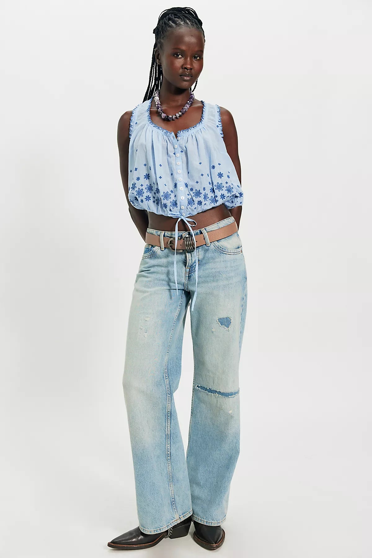 Cherry Scallop Top