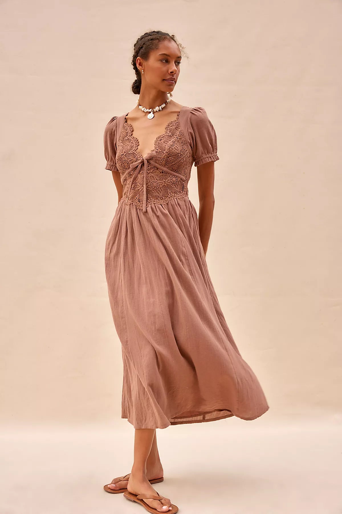 All You Need Is Lace Midi Dress