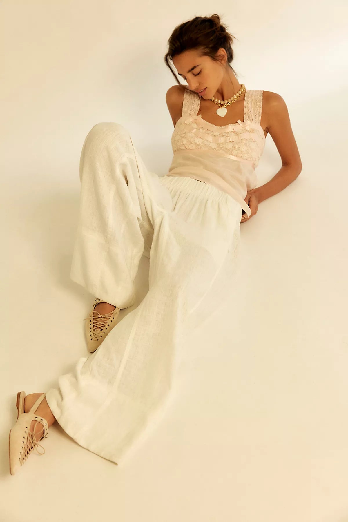 Day's End Linen Pull-On Pants