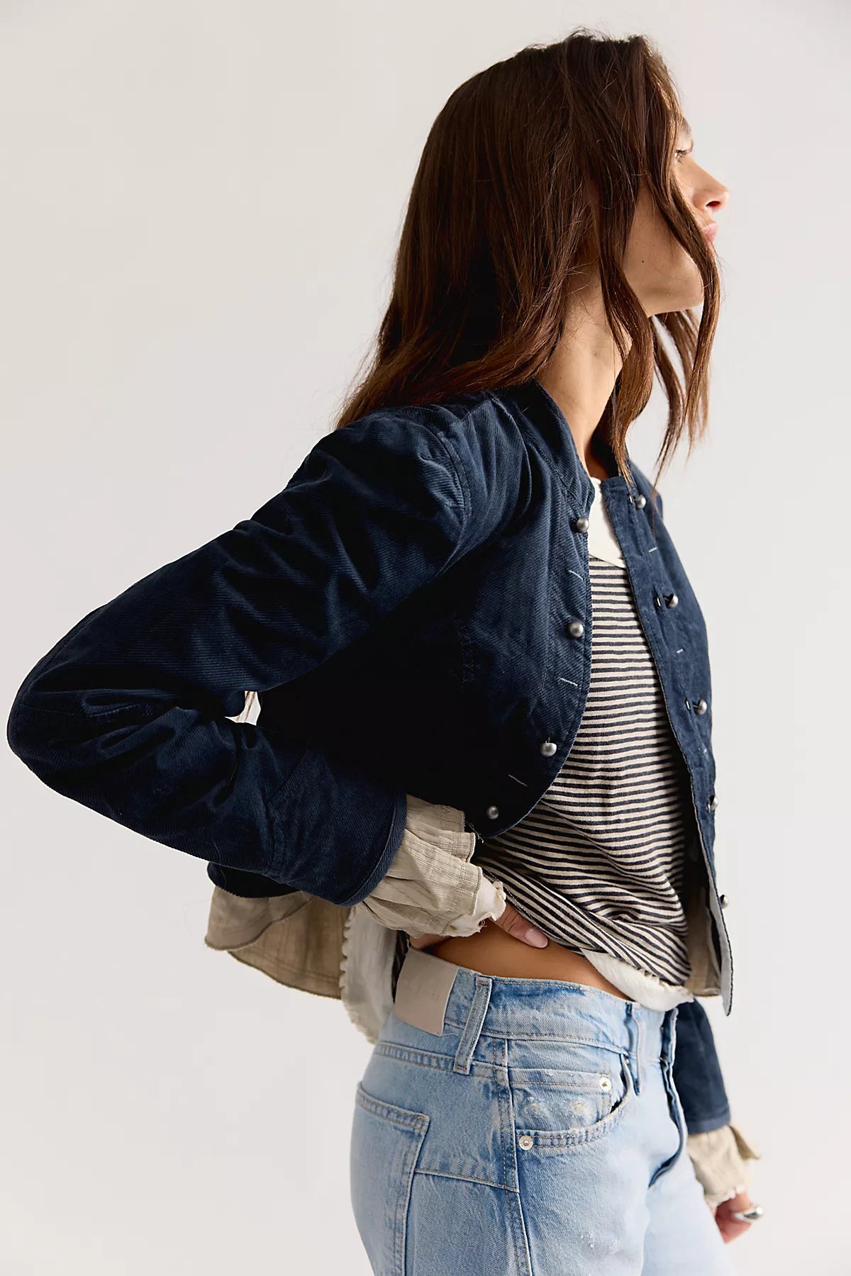 Cloud Nine Ruffle Band Jacket