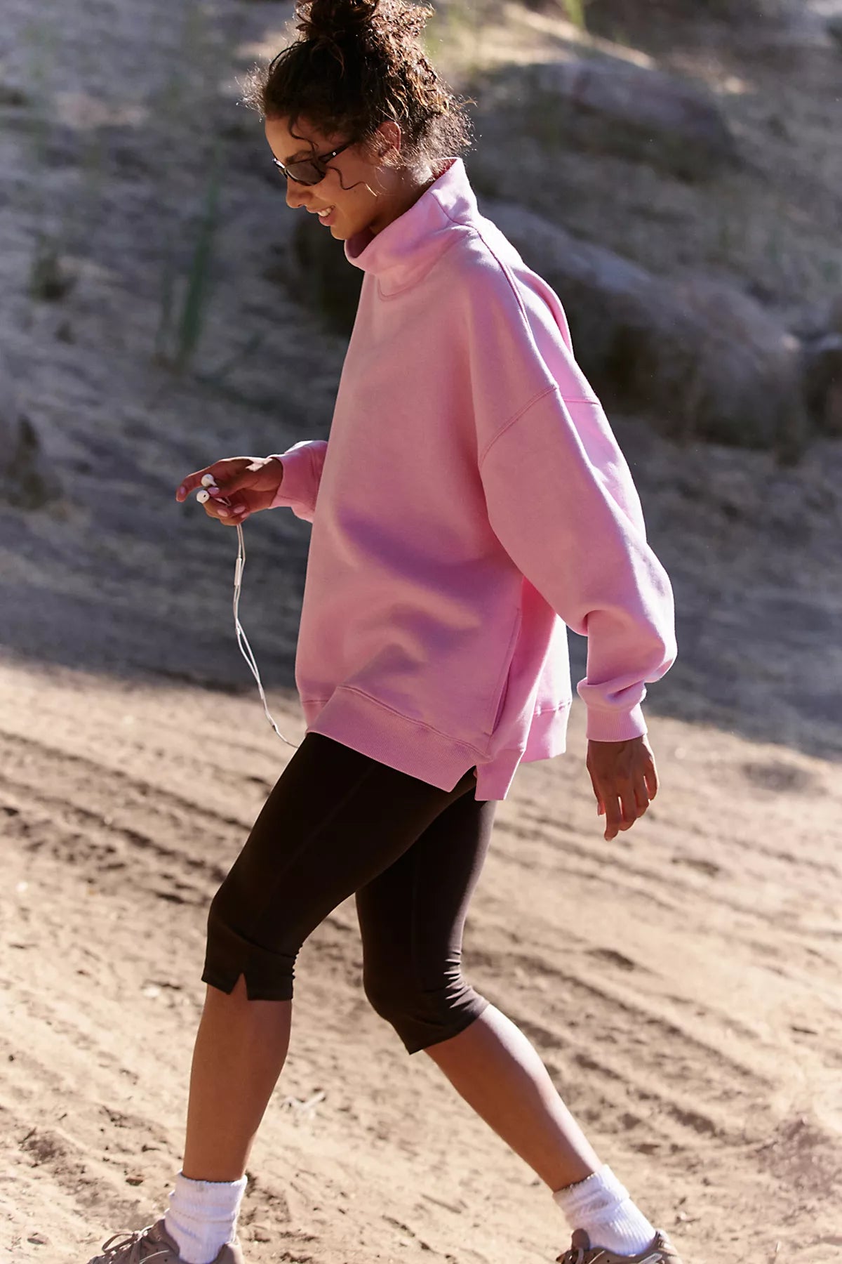 A Cut Above Mock Neck Pullover Sweatshirt