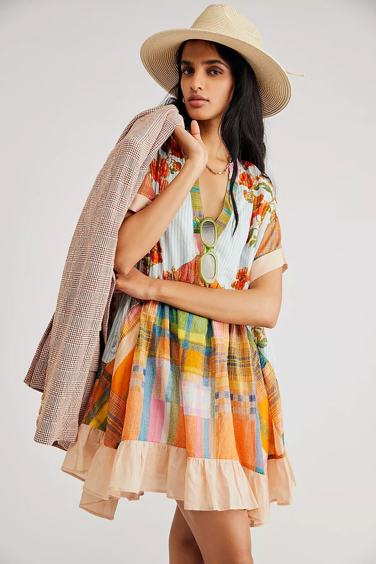 Agnes Printed Mini Dress