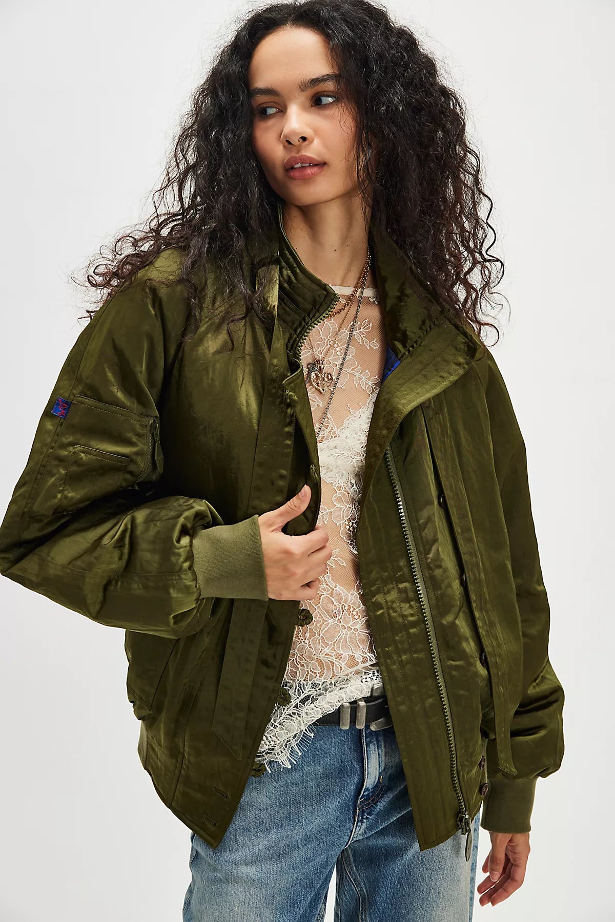 Damson Madder Joannie Bomber Jacket