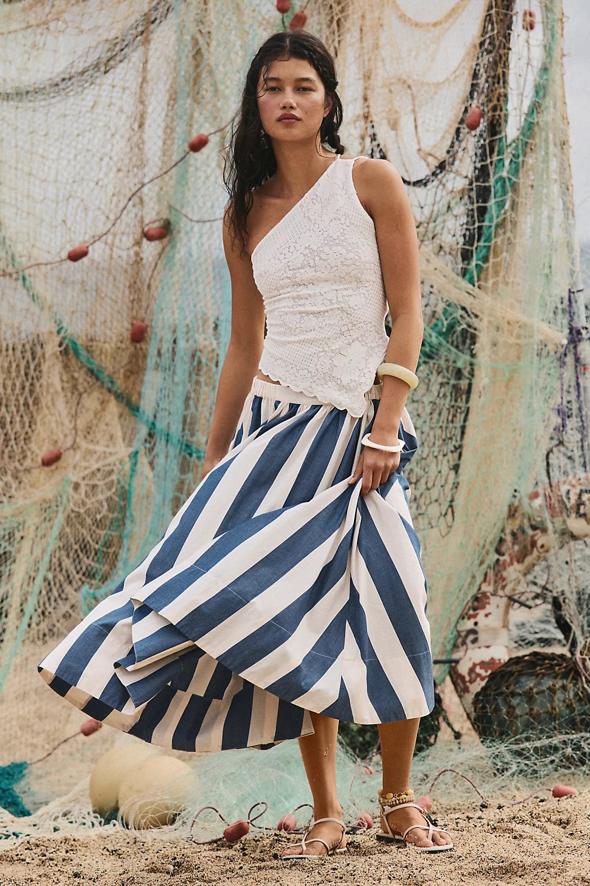 Clover One-Shoulder Top