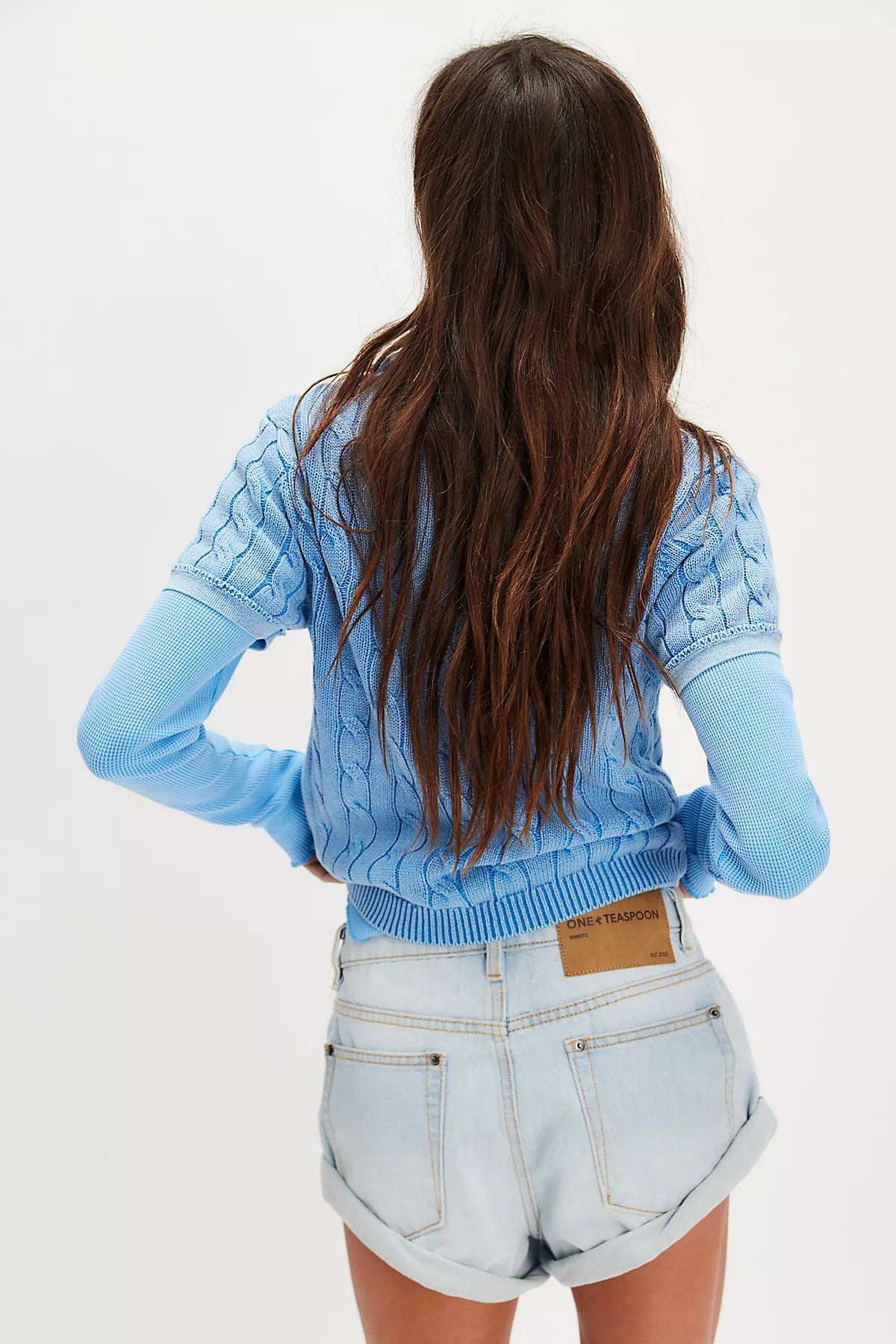 OneTeaspoon Bandits Low-Waist Denim Shorts