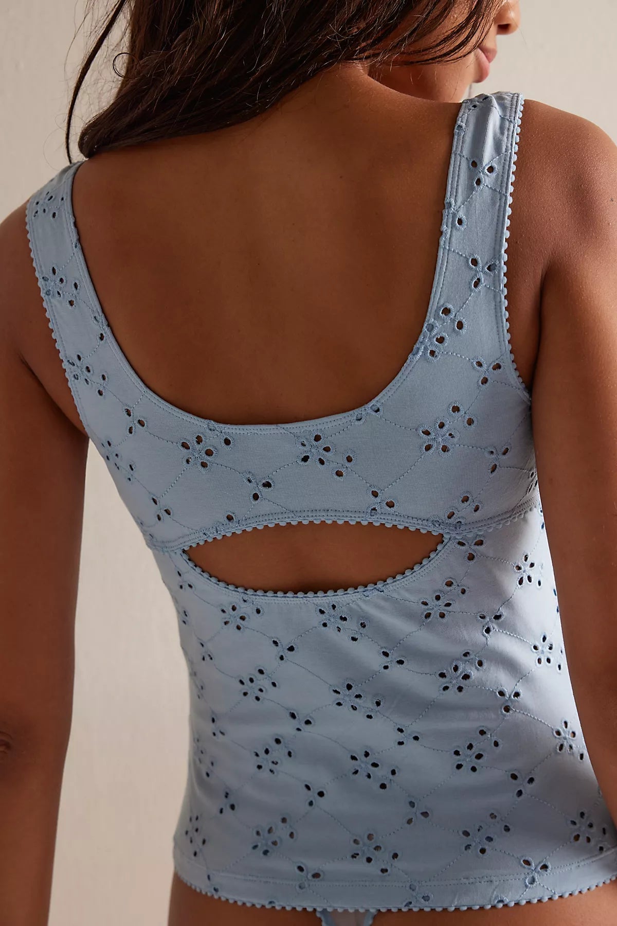 Full Bloom Cotton Eyelet Cami