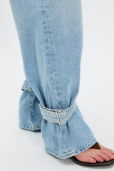 AGOLDE Cinched Hem Loose Taper Jeans