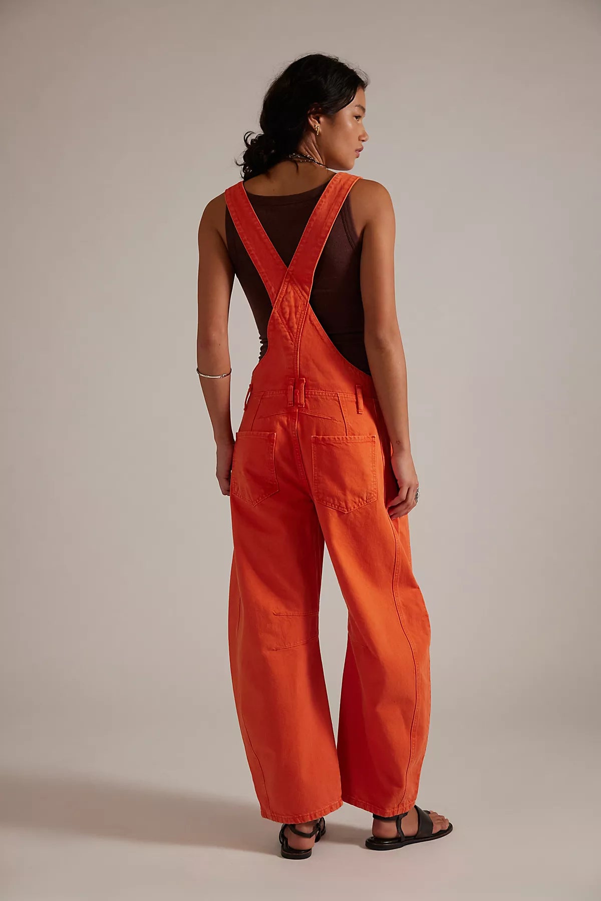 We The Free Good Luck Barrel Overalls