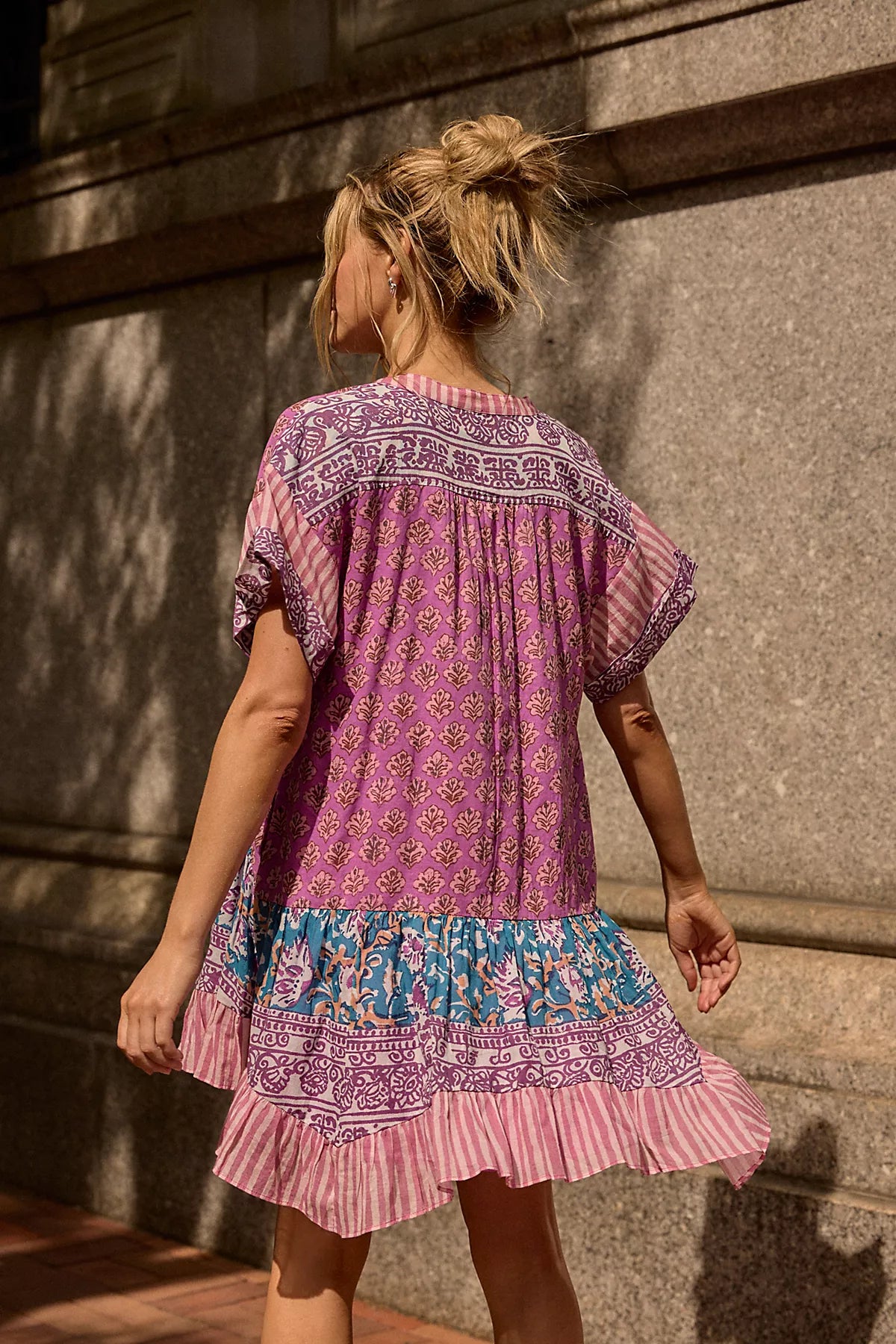 Agnes Printed Mini Dress