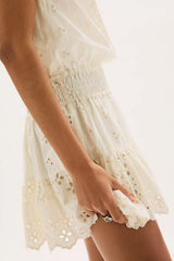 FP One Camille Eyelet Mini Dress