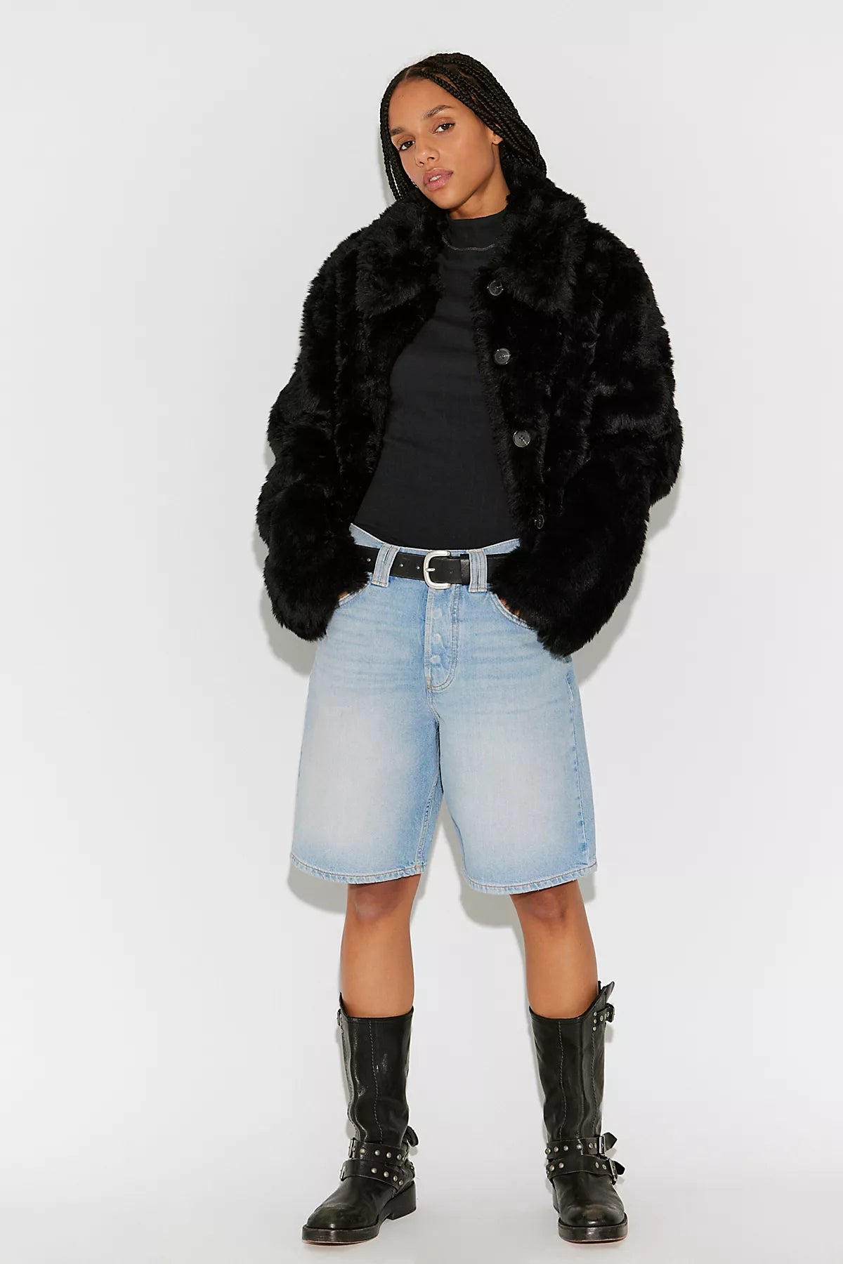 End Game Pointelle Mock Neck Long Sleeve