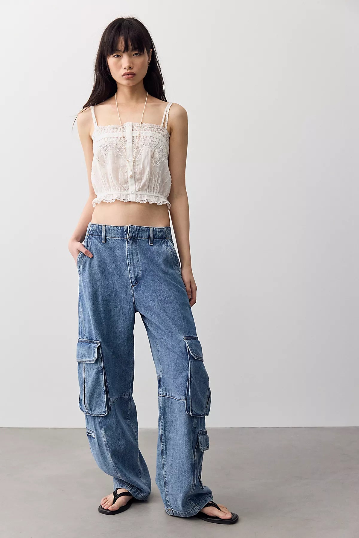 AGOLDE Ambika Utility Jeans