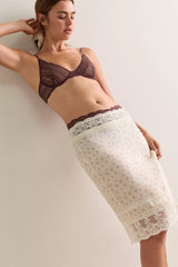 Good Company Printed Midi Slip Skirt