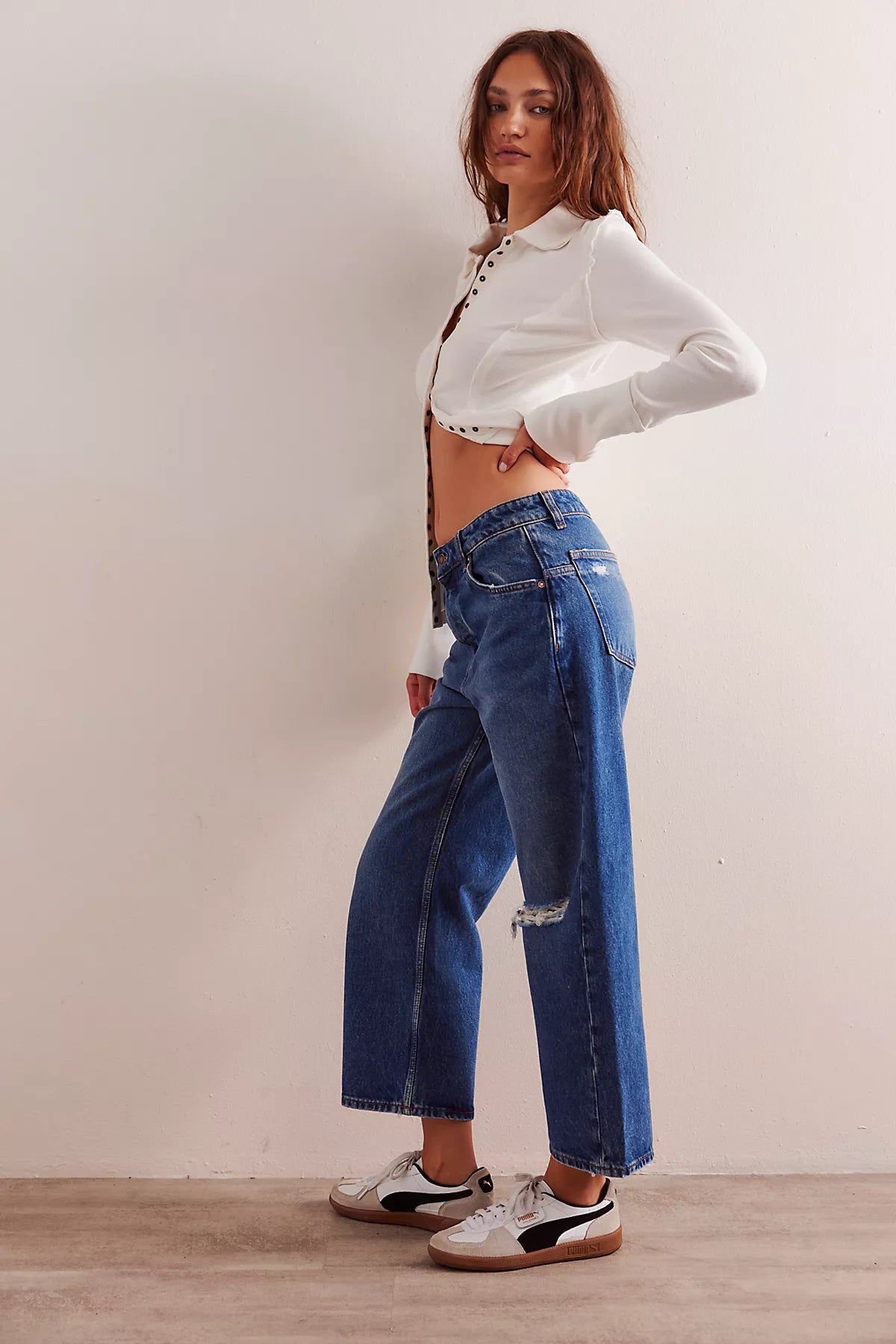 We The Free Deep Trance Dropped Boyfriend Jeans