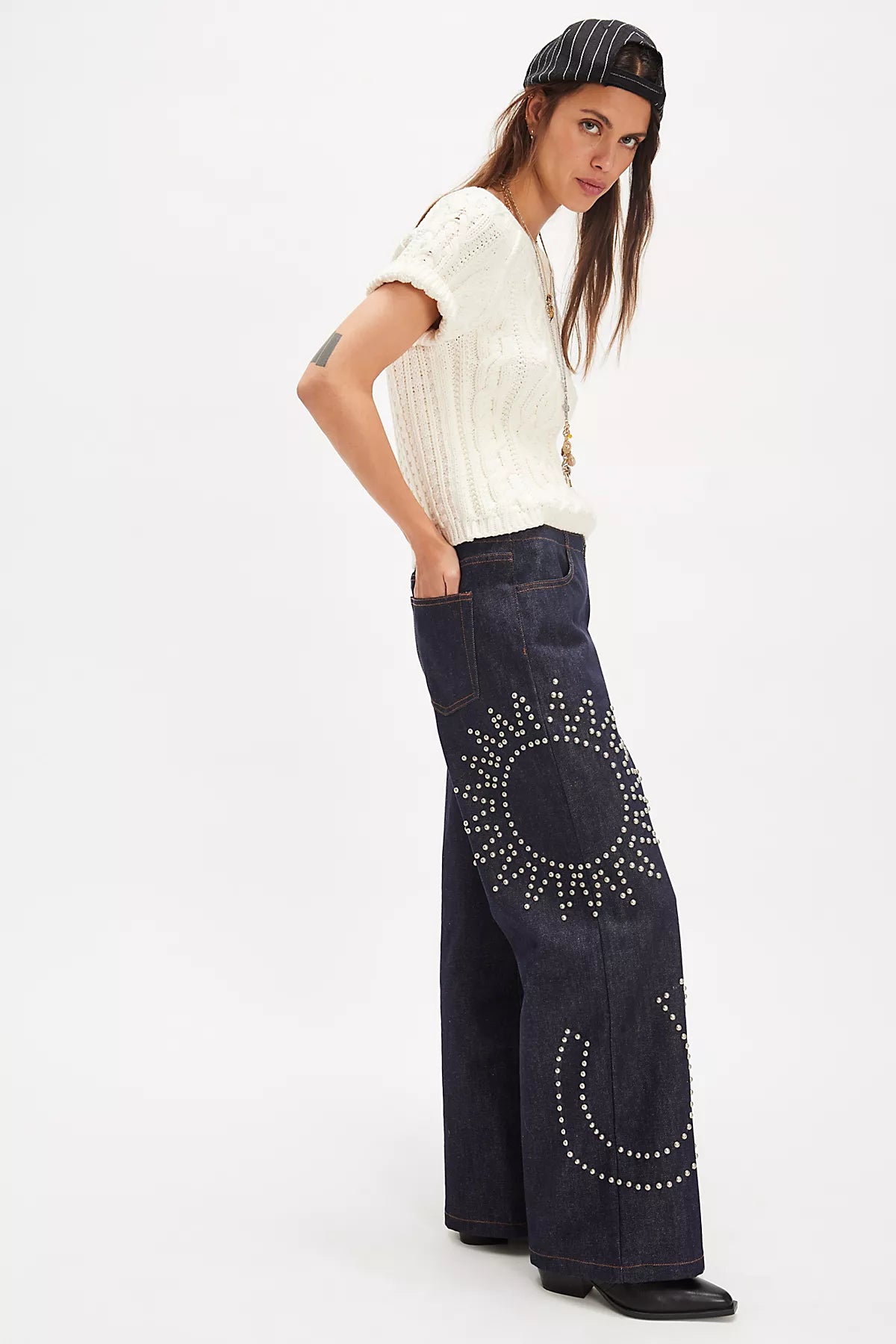 Understated Leather Texas Jeans