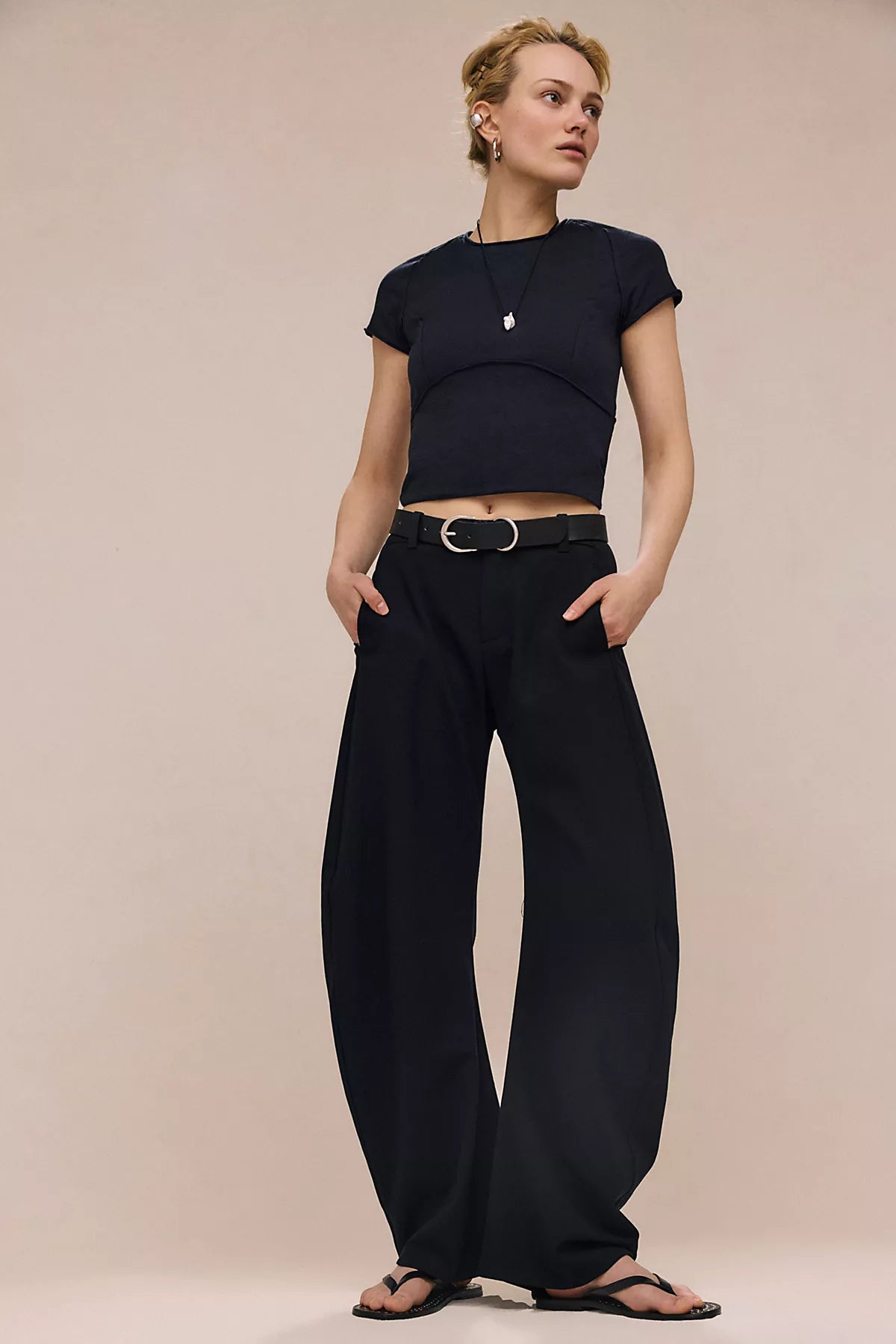 We The Free Protagonist Cropped Cap Sleeve Tee