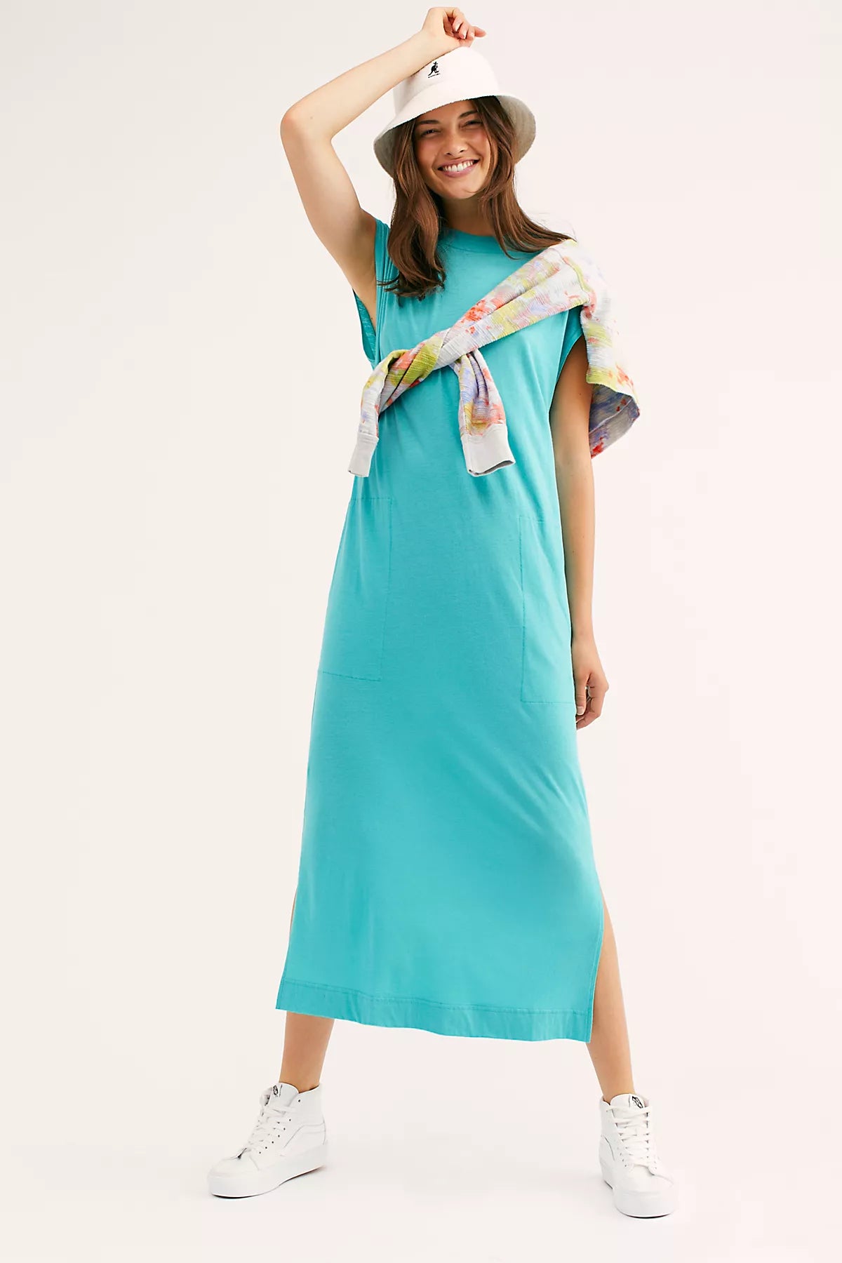 All Day Long Midi T-Shirt Dress