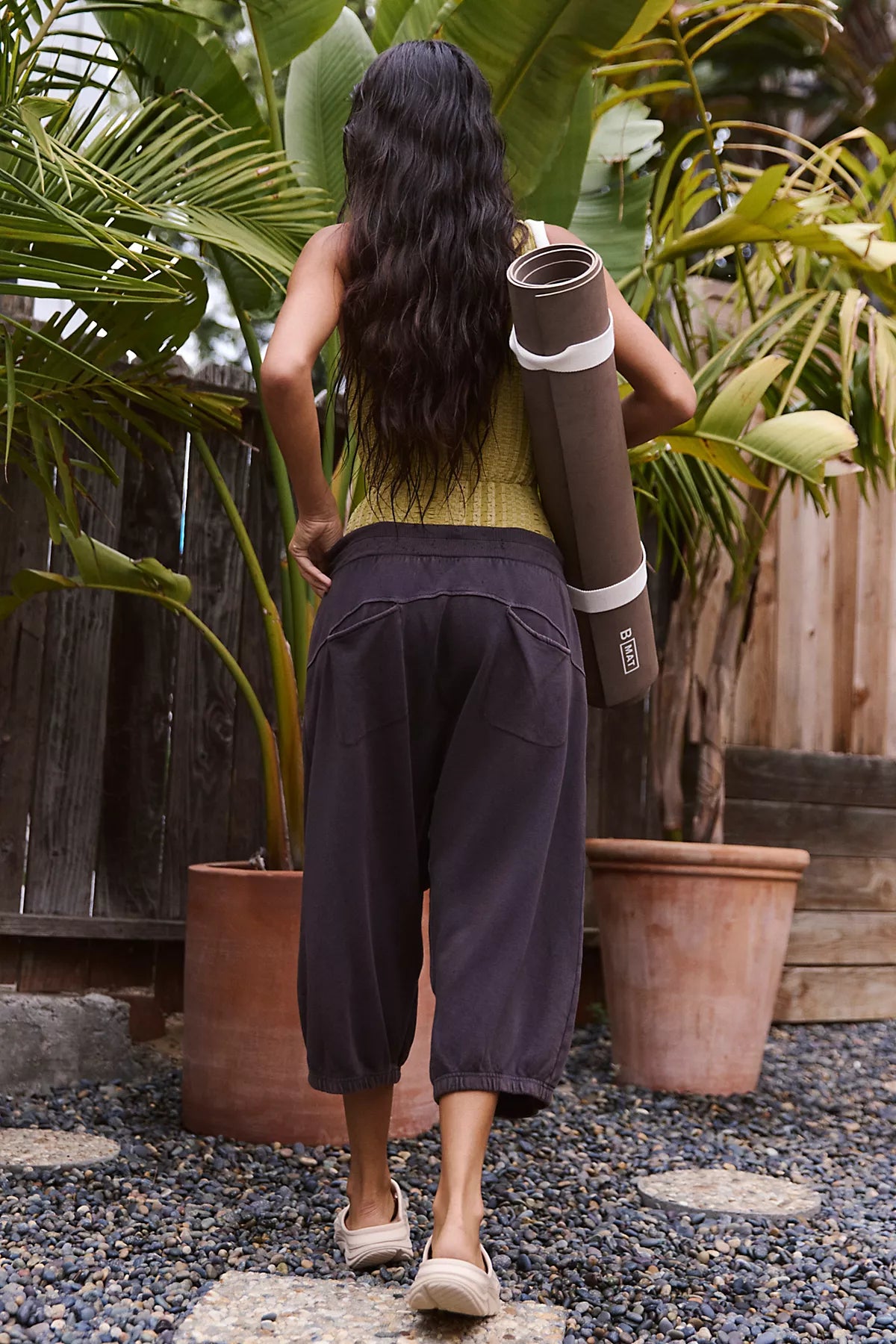 All In Cropped Harem Pants