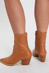Elena Stitch Ankle Boots