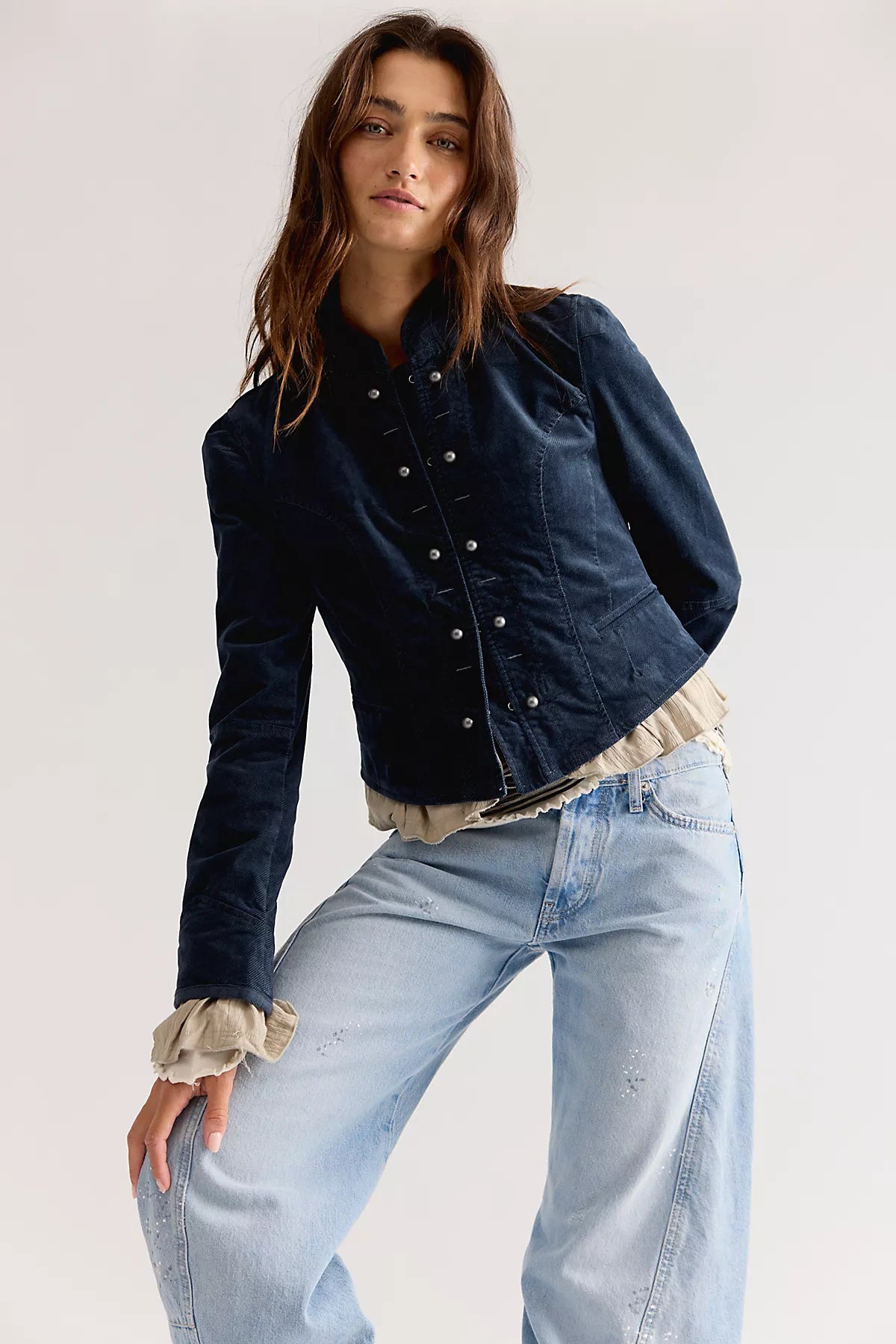 Cloud Nine Ruffle Band Jacket