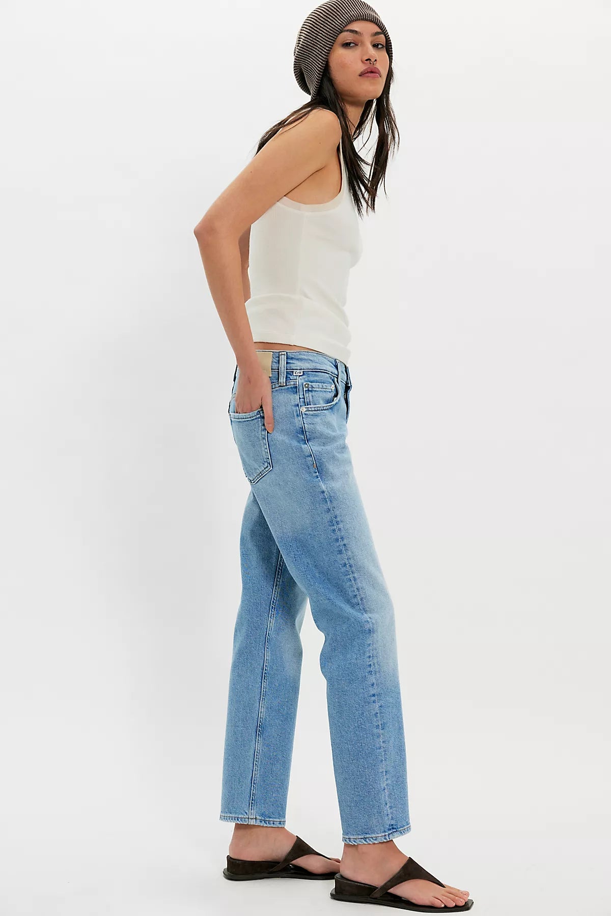 Citizens of Humanity Anissa Low-Rise Straight Leg Jeans