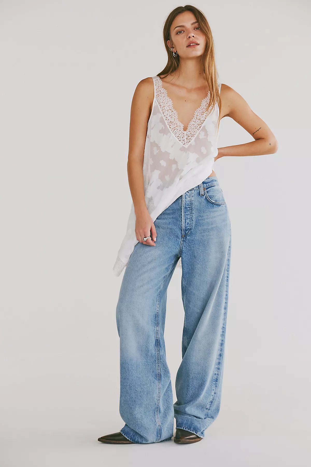 AGOLDE Low-Rise Baggy Jeans
